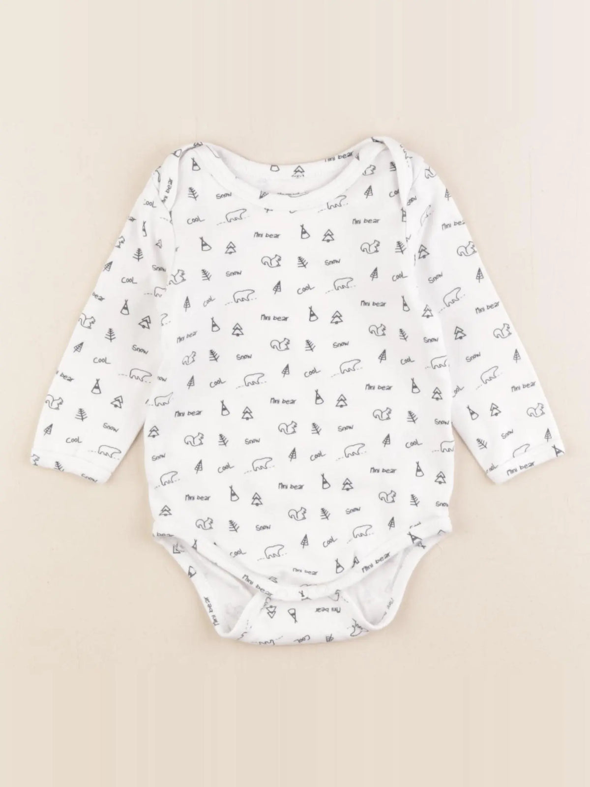 Vertbaudet - body blanc - 12 mois