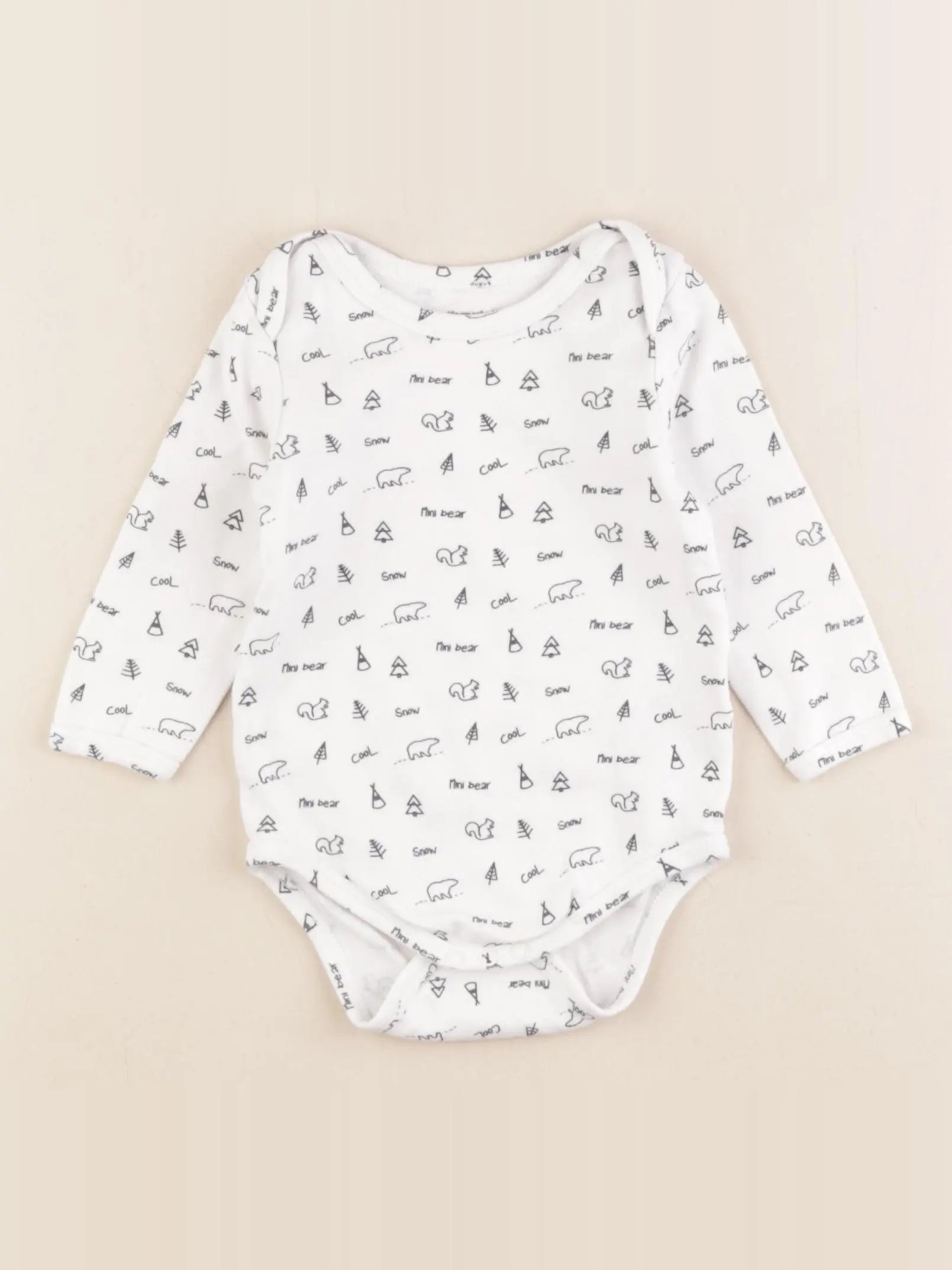 Vertbaudet - body blanc - 12 mois