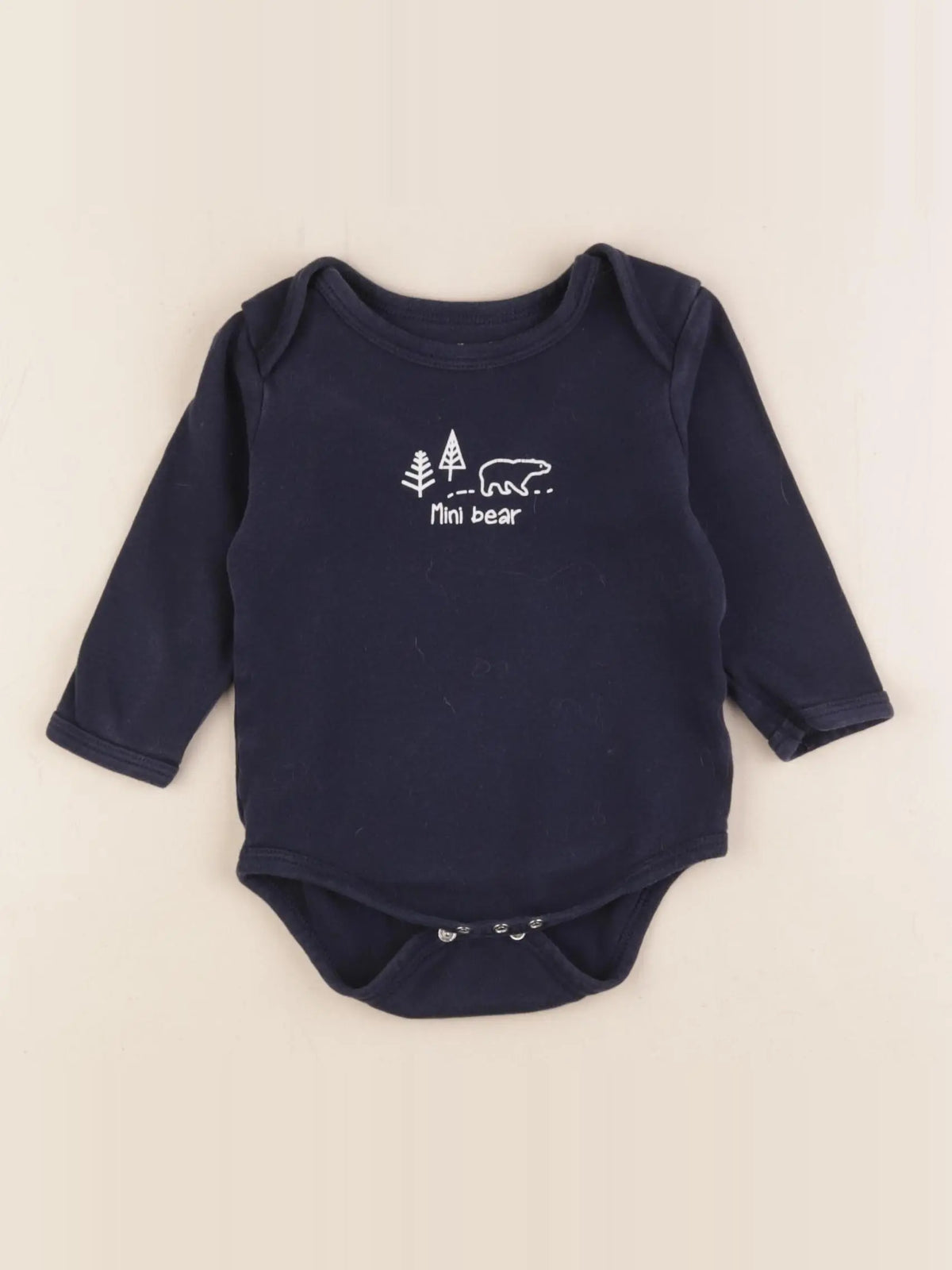 Vertbaudet - body bleu - 12 mois