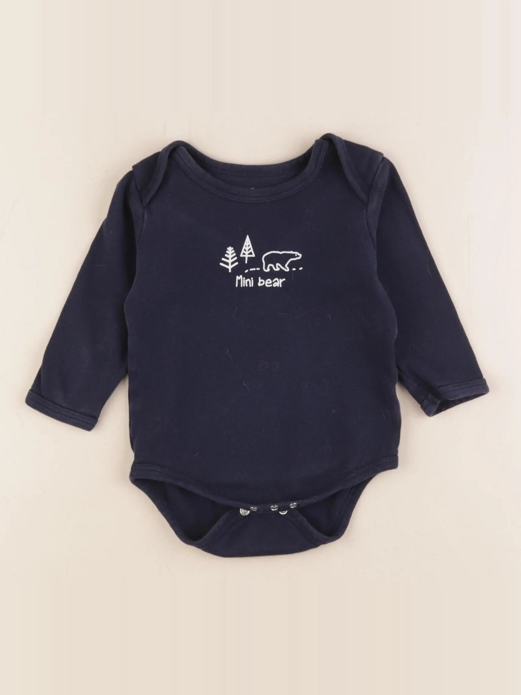 Vertbaudet - body bleu - 12 mois