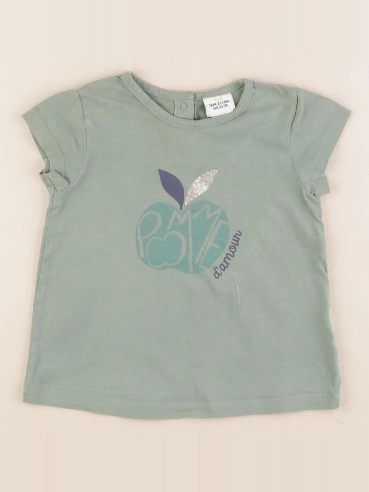 Tape à l'oeil - tee-shirt vert - 18 mois