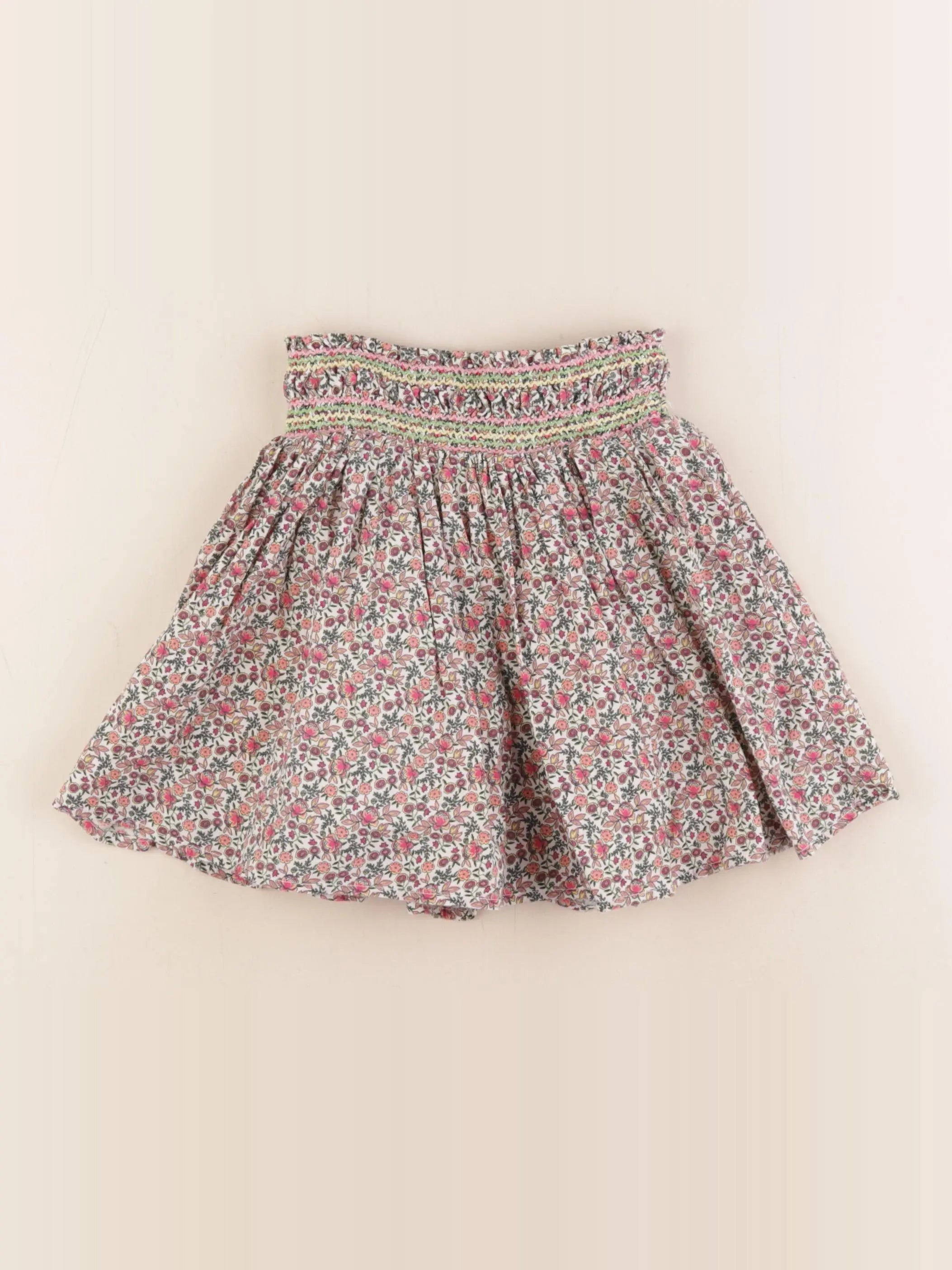 Monoprix - jupe multicolore - 4 ans