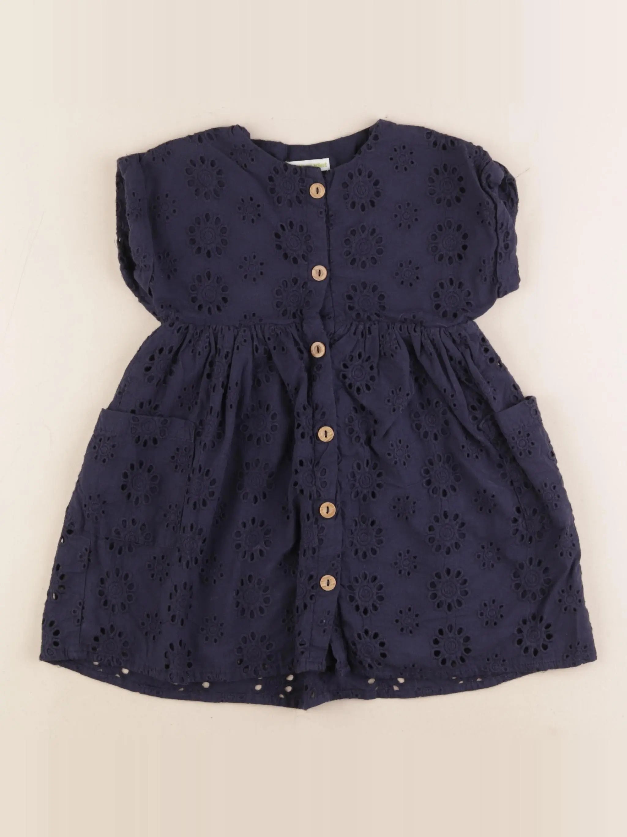 Vertbaudet - robe bleu - 3 ans