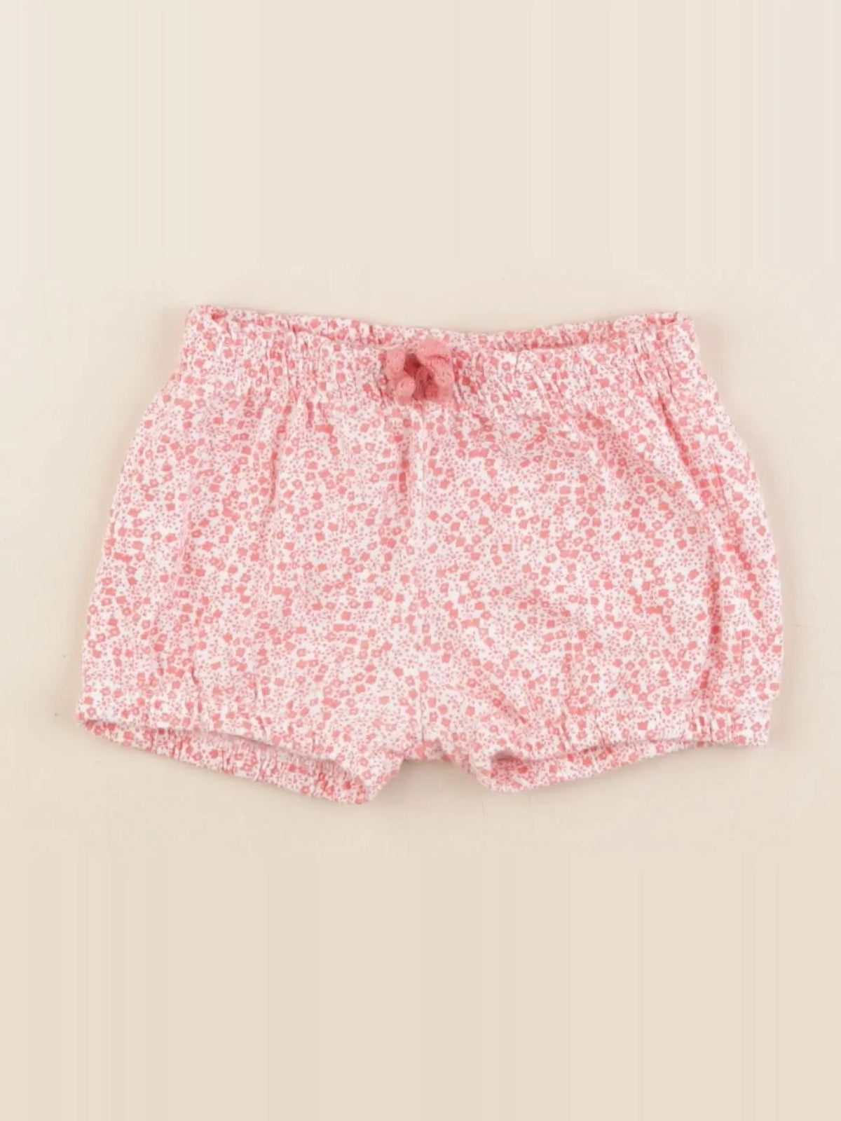 Vertbaudet - bloomer blanc, rose - 18 mois