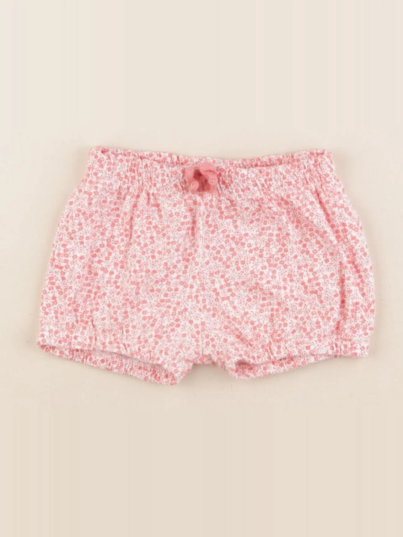 Vertbaudet - bloomer blanc, rose - 18 mois