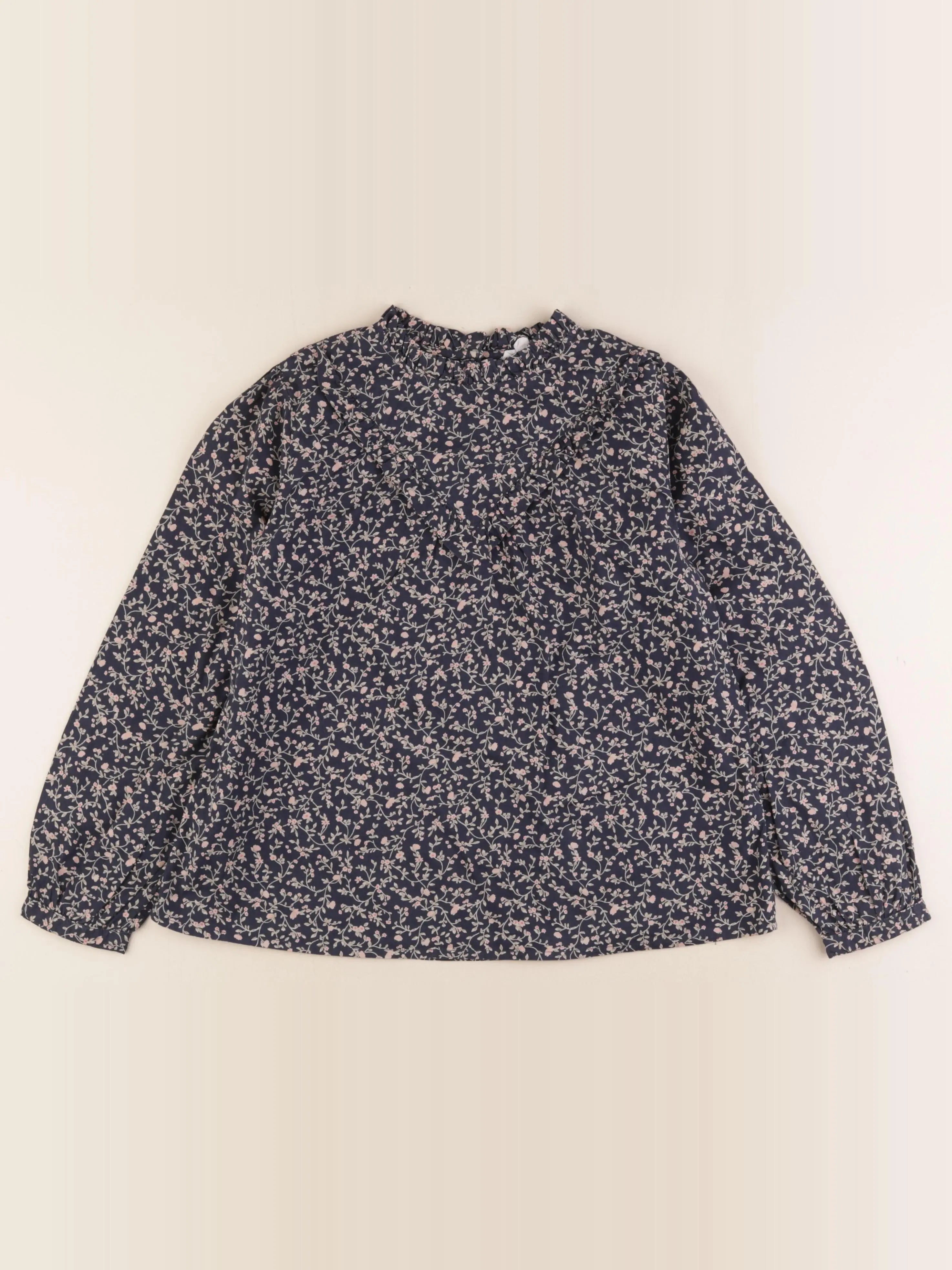 Vertbaudet - blouse bleu - 10 ans