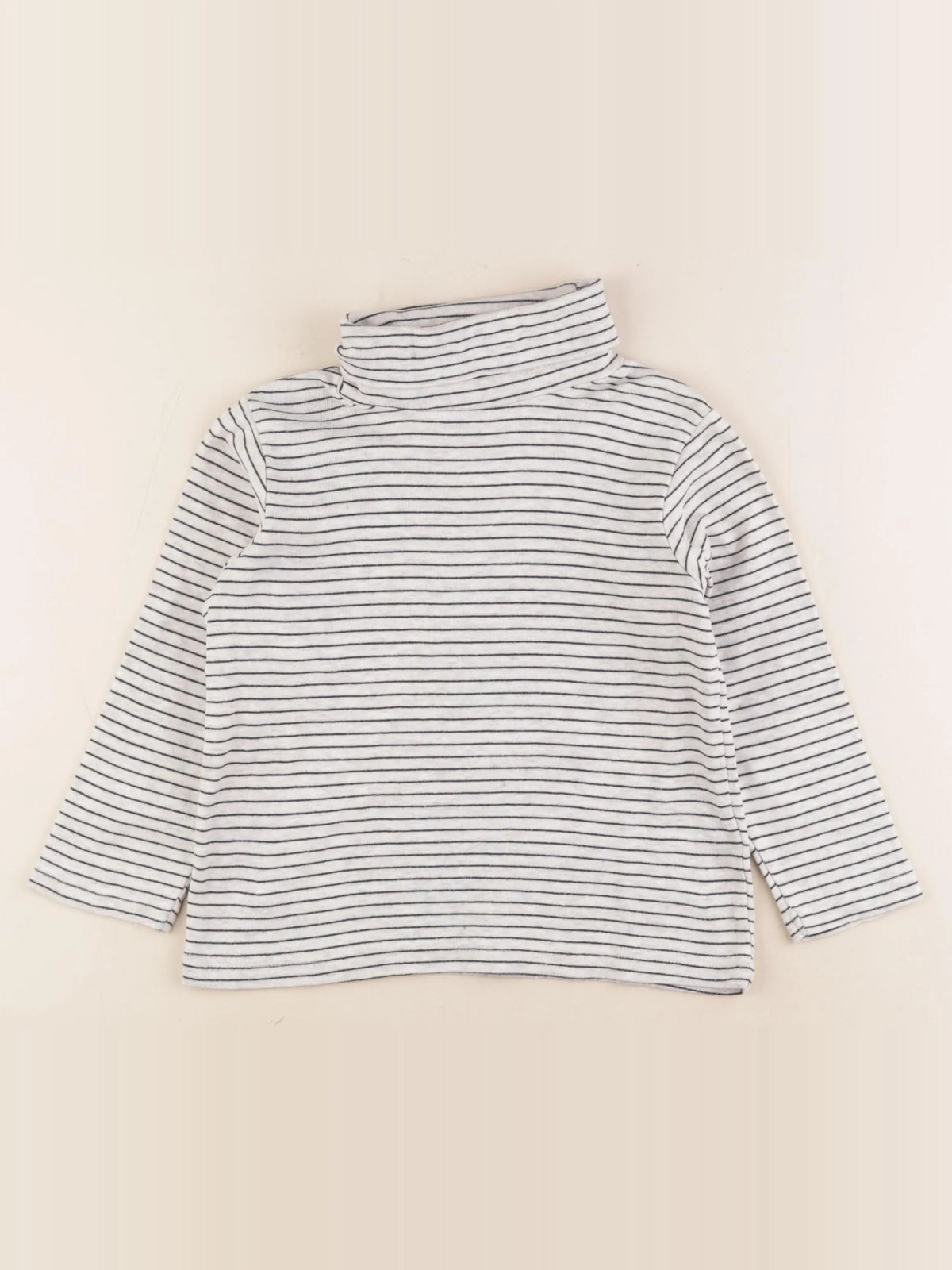Vertbaudet - sous-pull gris, bleu - 6 ans