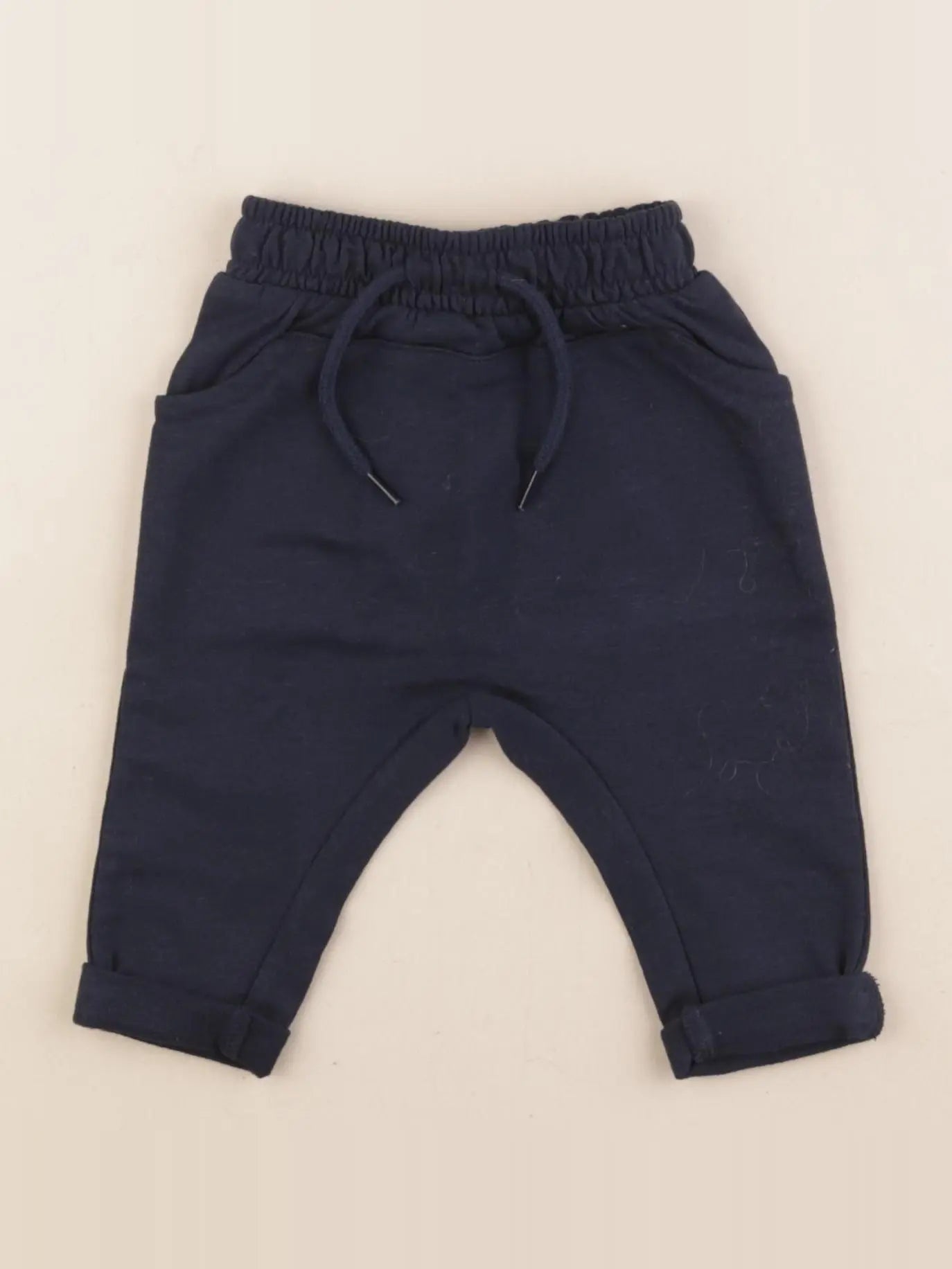 Vertbaudet - pantalon bleu - 3 mois