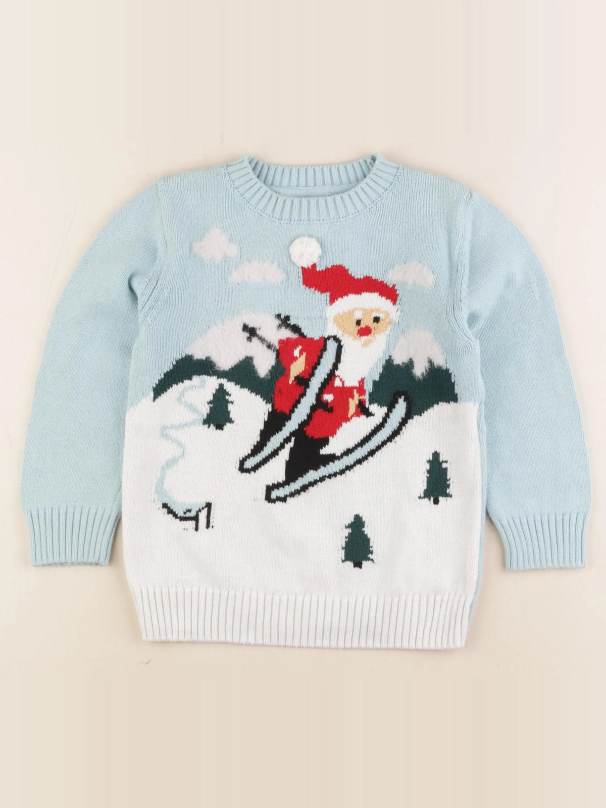 H&M - pull multicolore - 2/4 ans