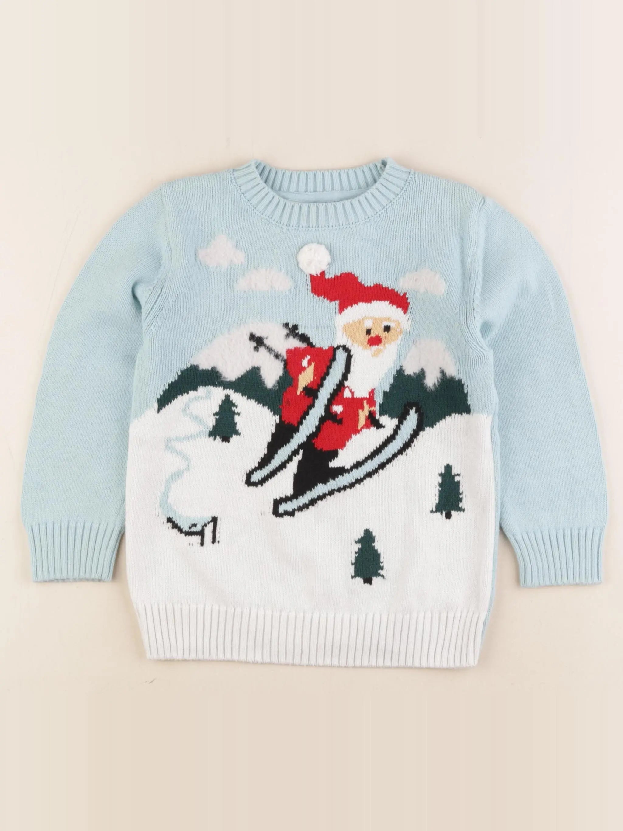 H&M - pull multicolore - 2/4 ans