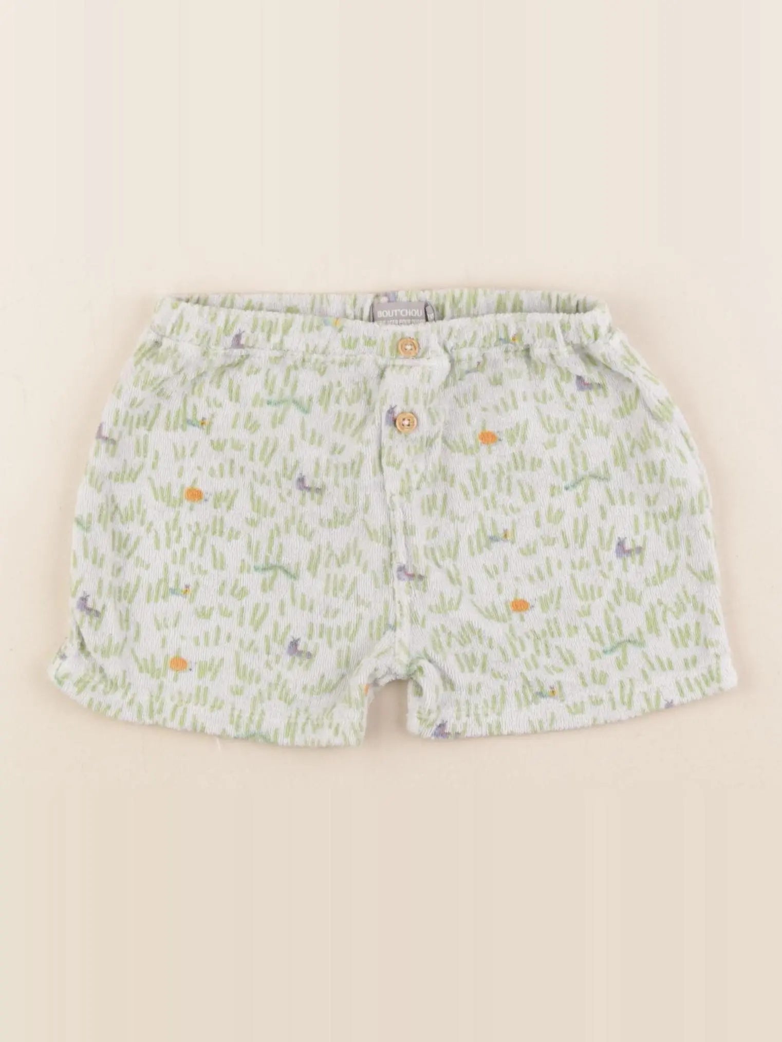 Boutchou - short multicolore - 12 mois
