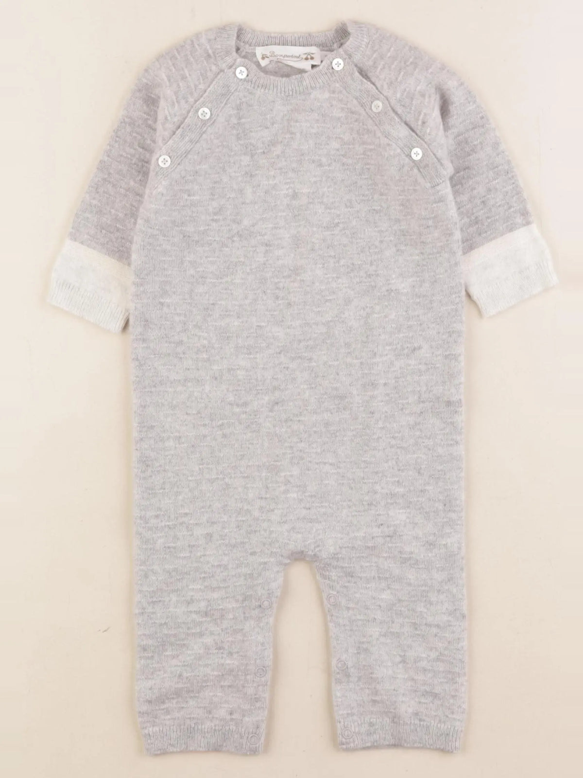 Bonpoint - combinaison gris - 6 mois