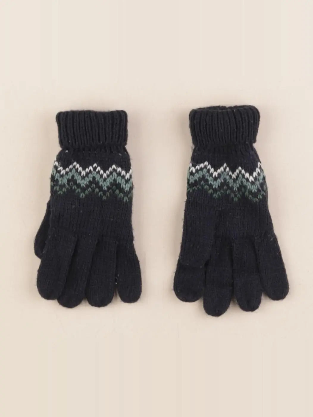 Vertbaudet - gants bleu, vert - 4/6 ans