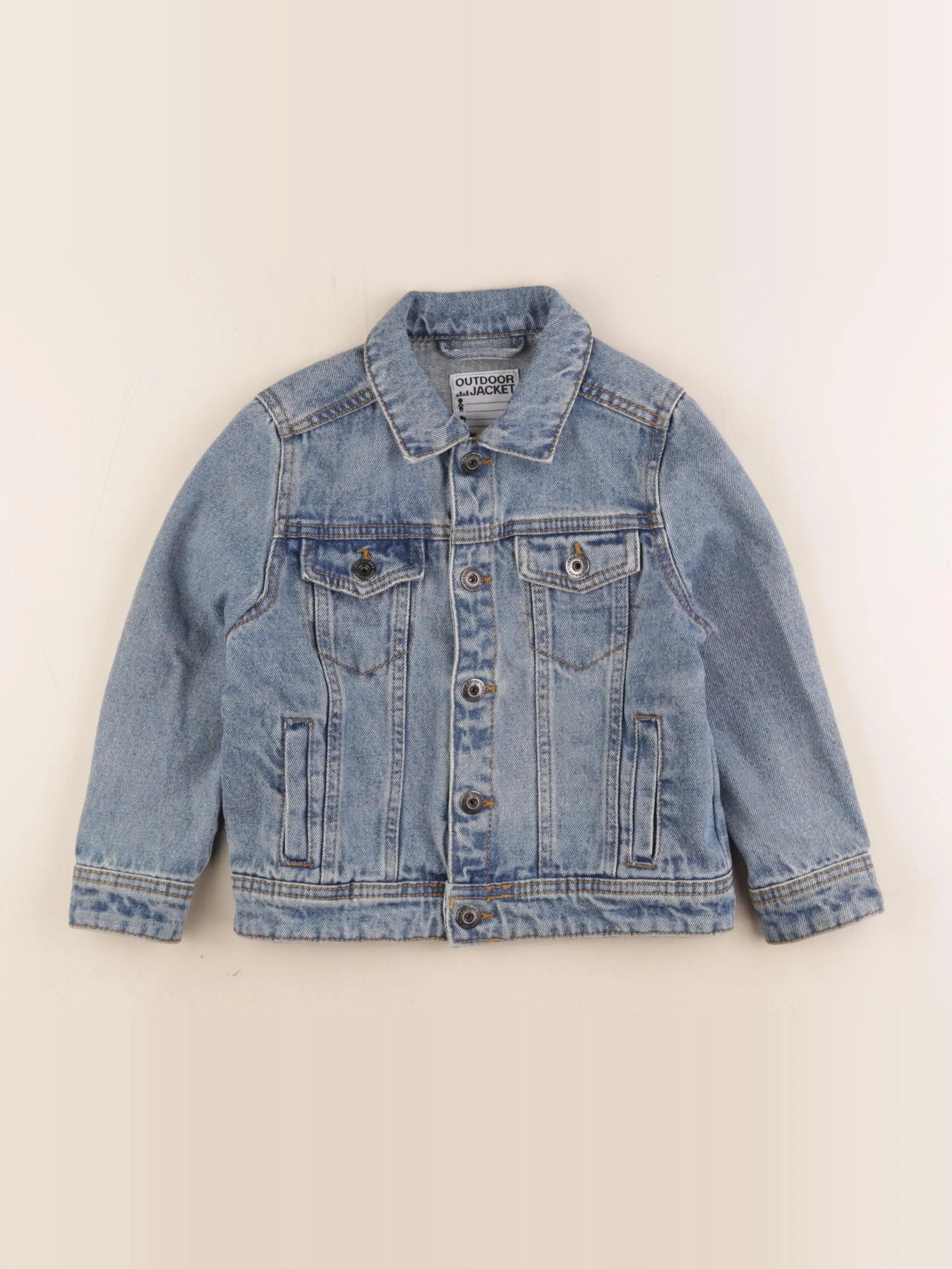 Vertbaudet - veste bleu - 4 ans