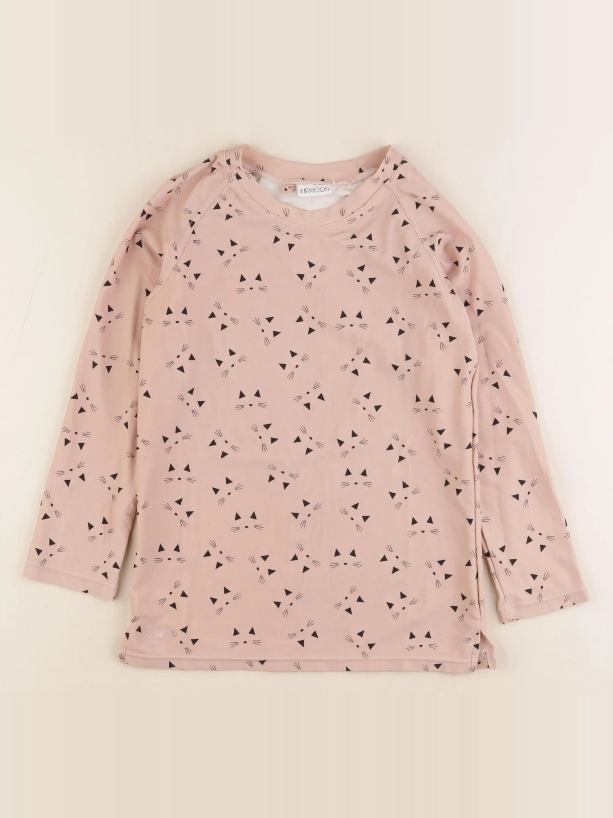 Liewood - tee-shirt de bain rose - 6/7 ans