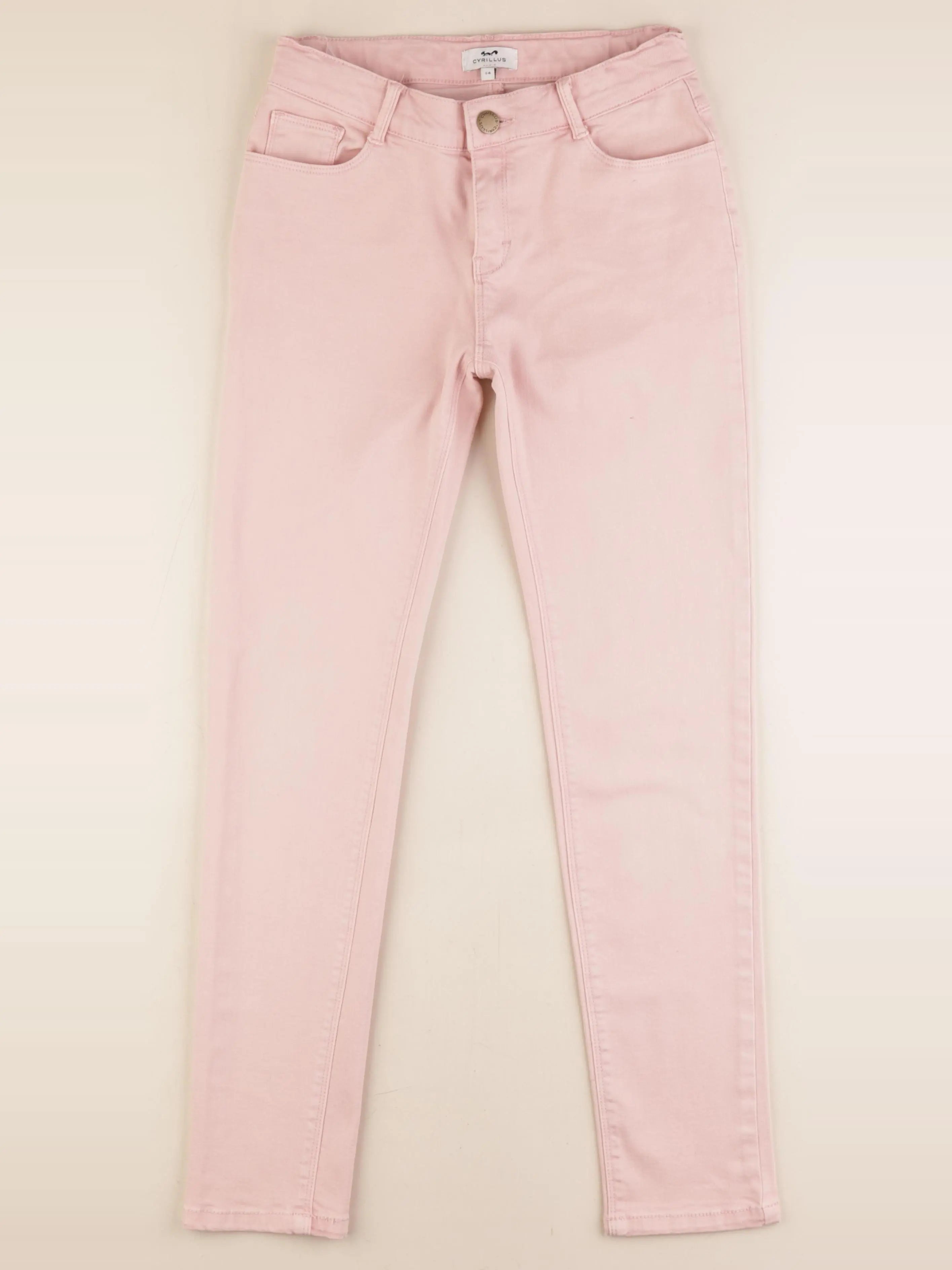Cyrillus - pantalon rose - 14 ans