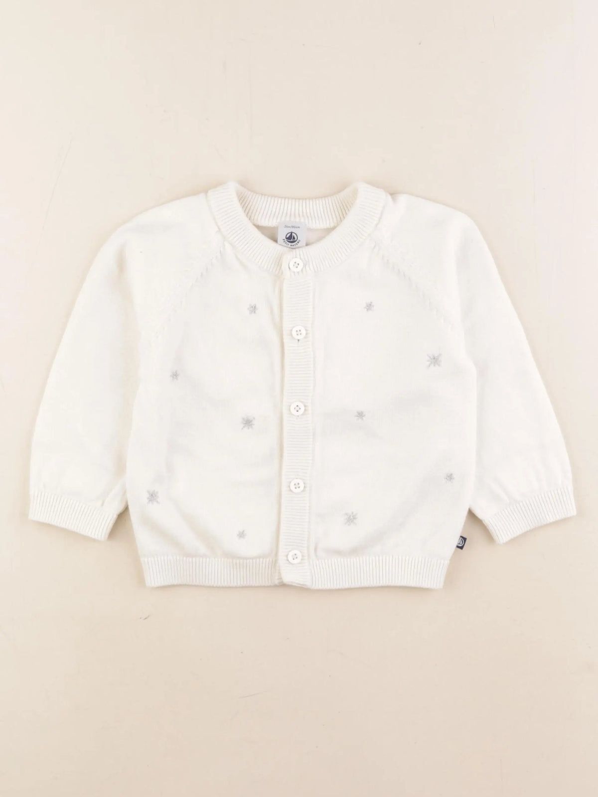 Petit Bateau - gilet beige - 24 mois