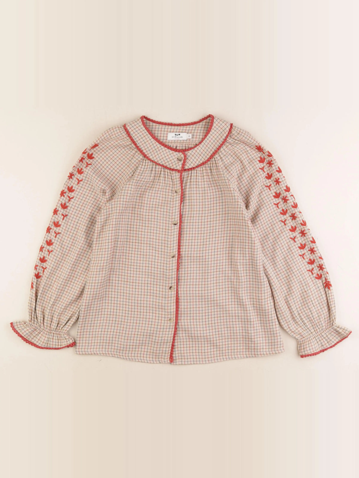 Cyrillus - blouse multicolore - 10 ans