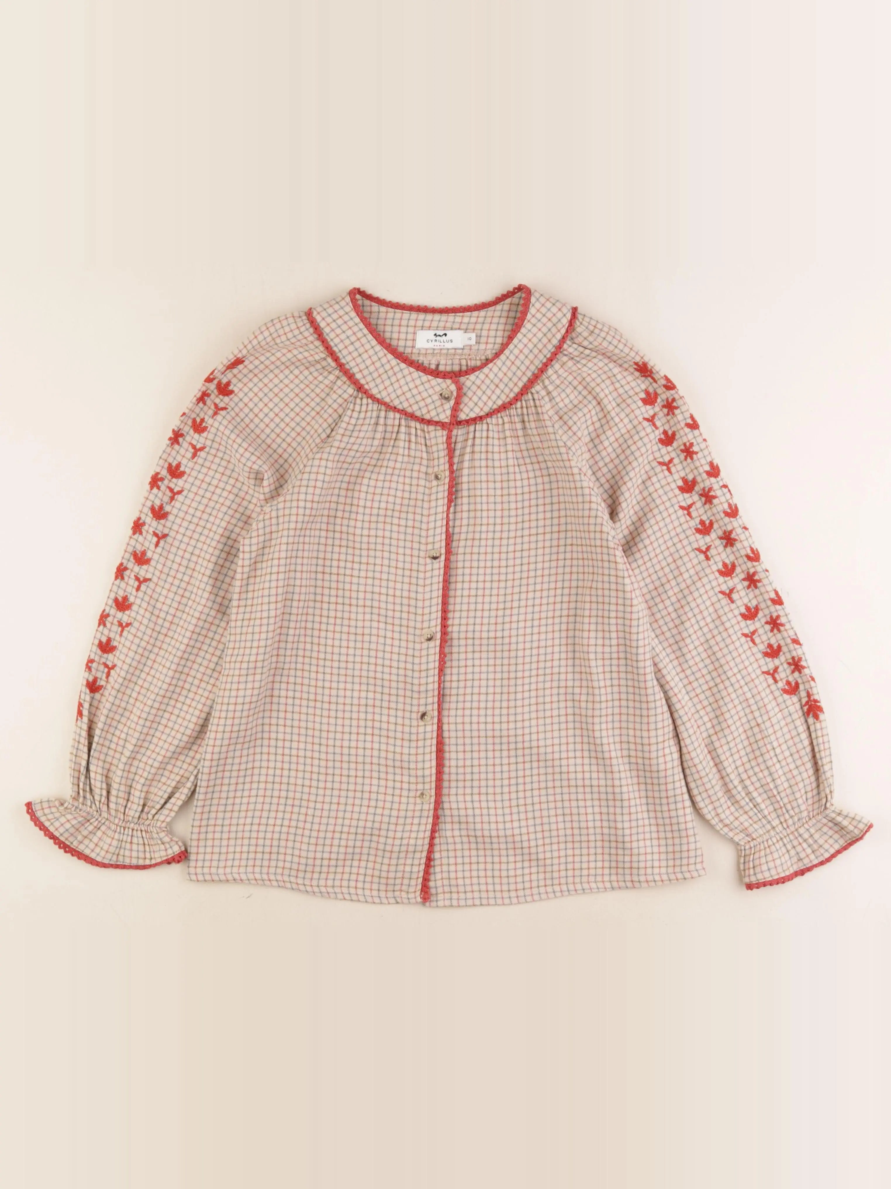 Cyrillus - blouse multicolore - 10 ans