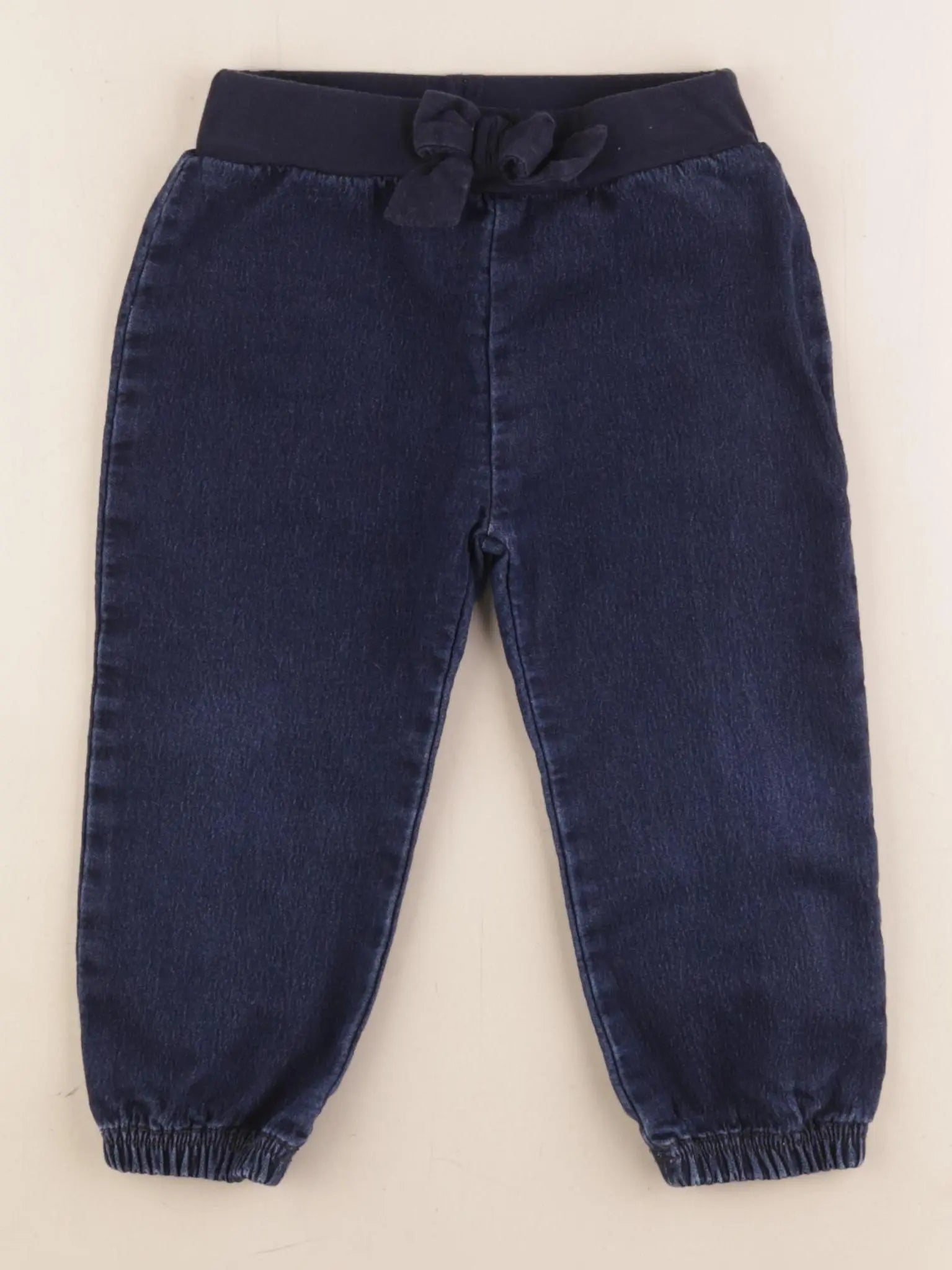 Petit Bateau - pantalon bleu - 24 mois