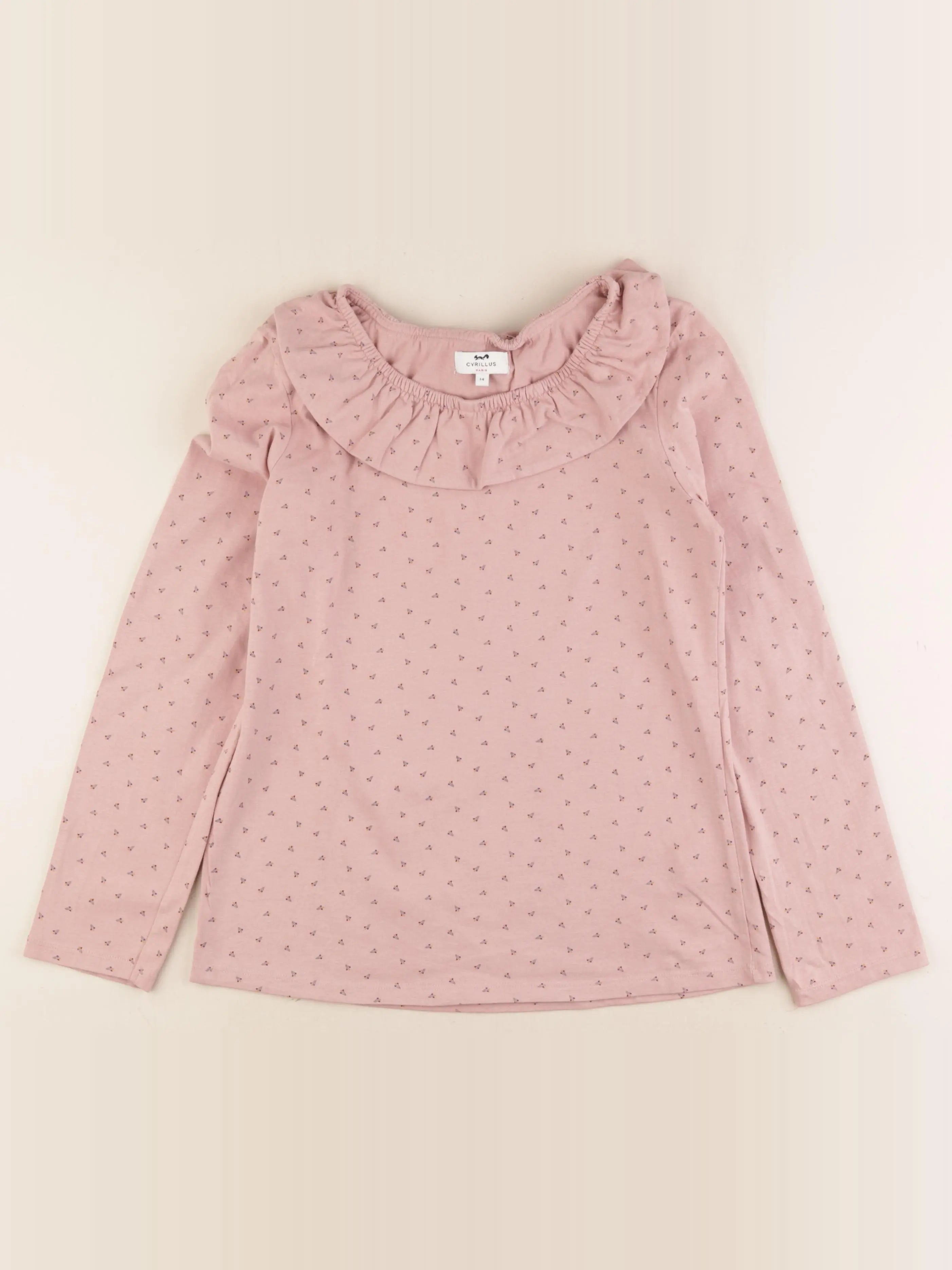 Cyrillus - tee-shirt rose - 12 ans