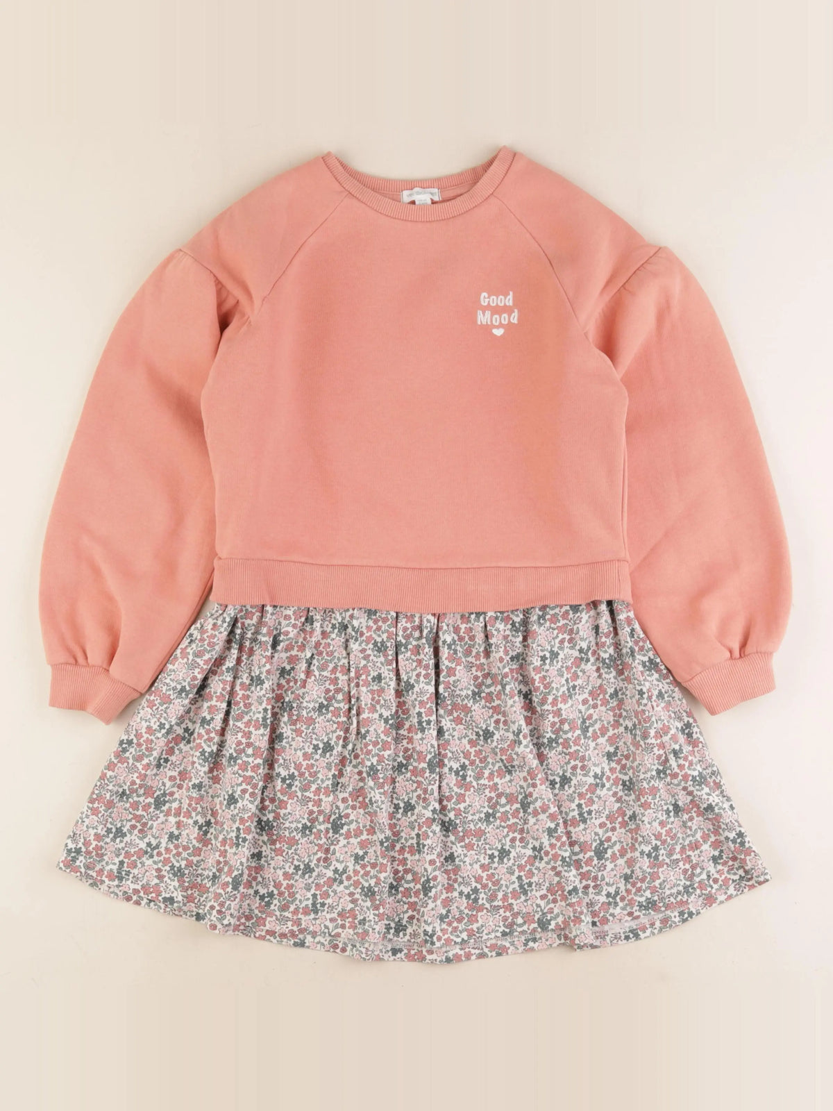 Vertbaudet - robe multicolore - 8 ans