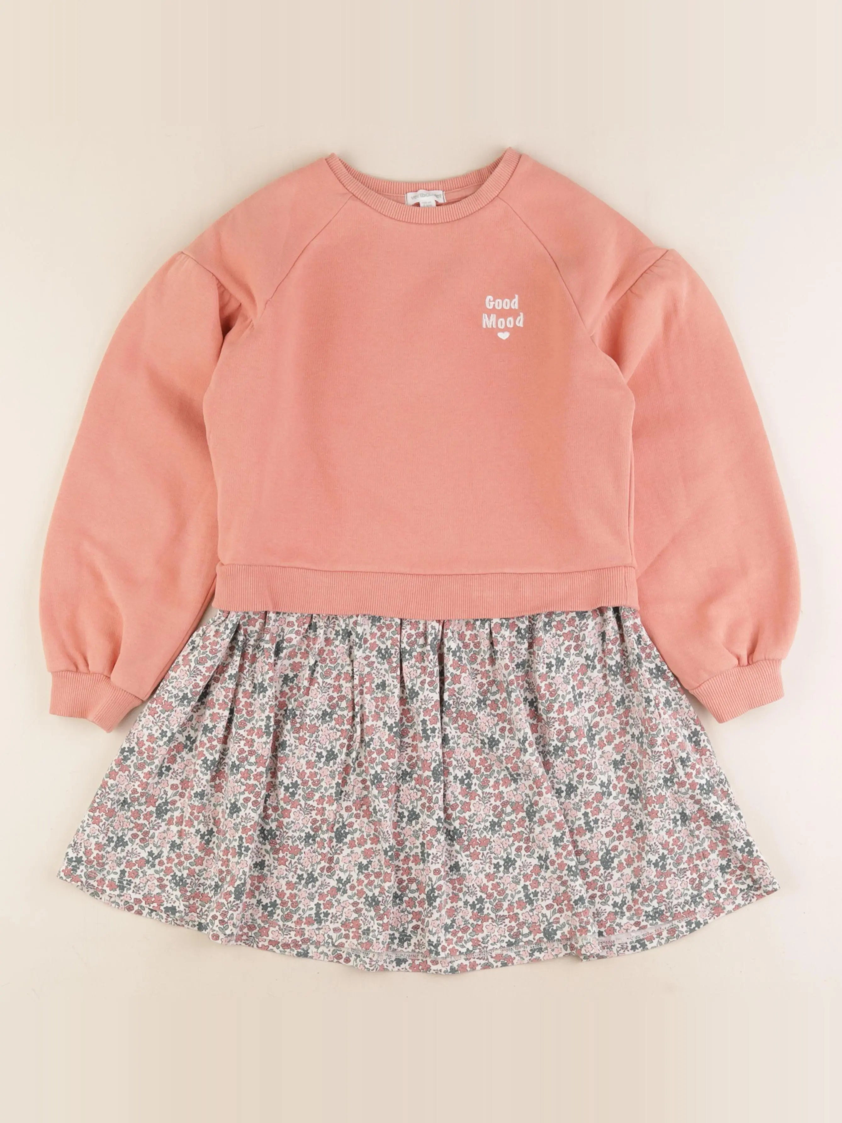 Vertbaudet - robe multicolore - 8 ans