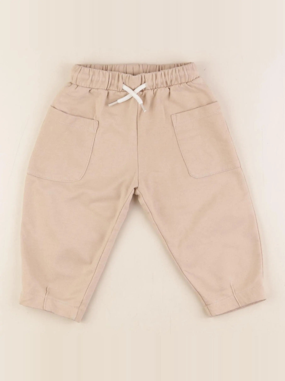 Vertbaudet - pantalon beige - 18 mois