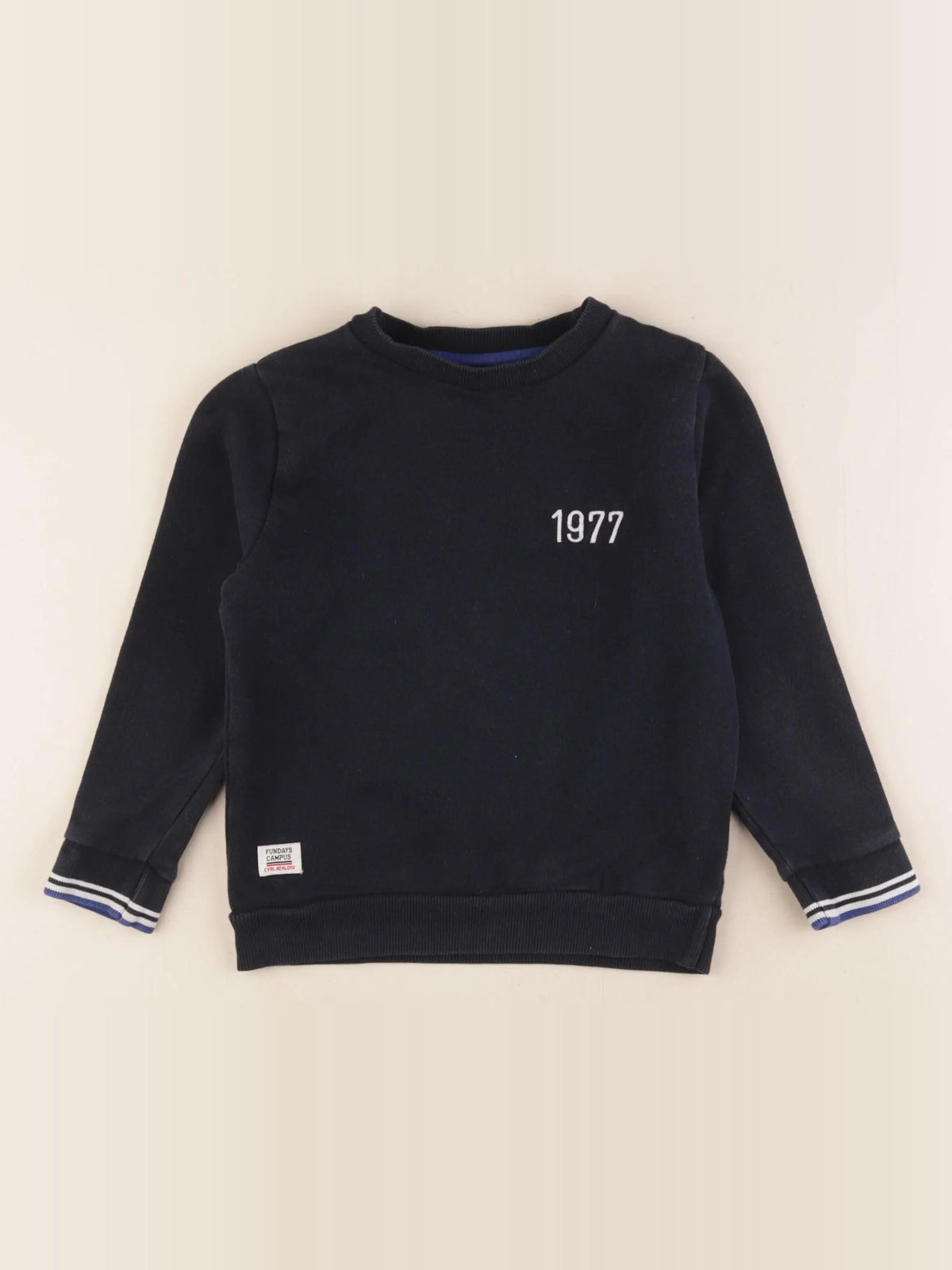 Cyrillus - sweat bleu - 4 ans