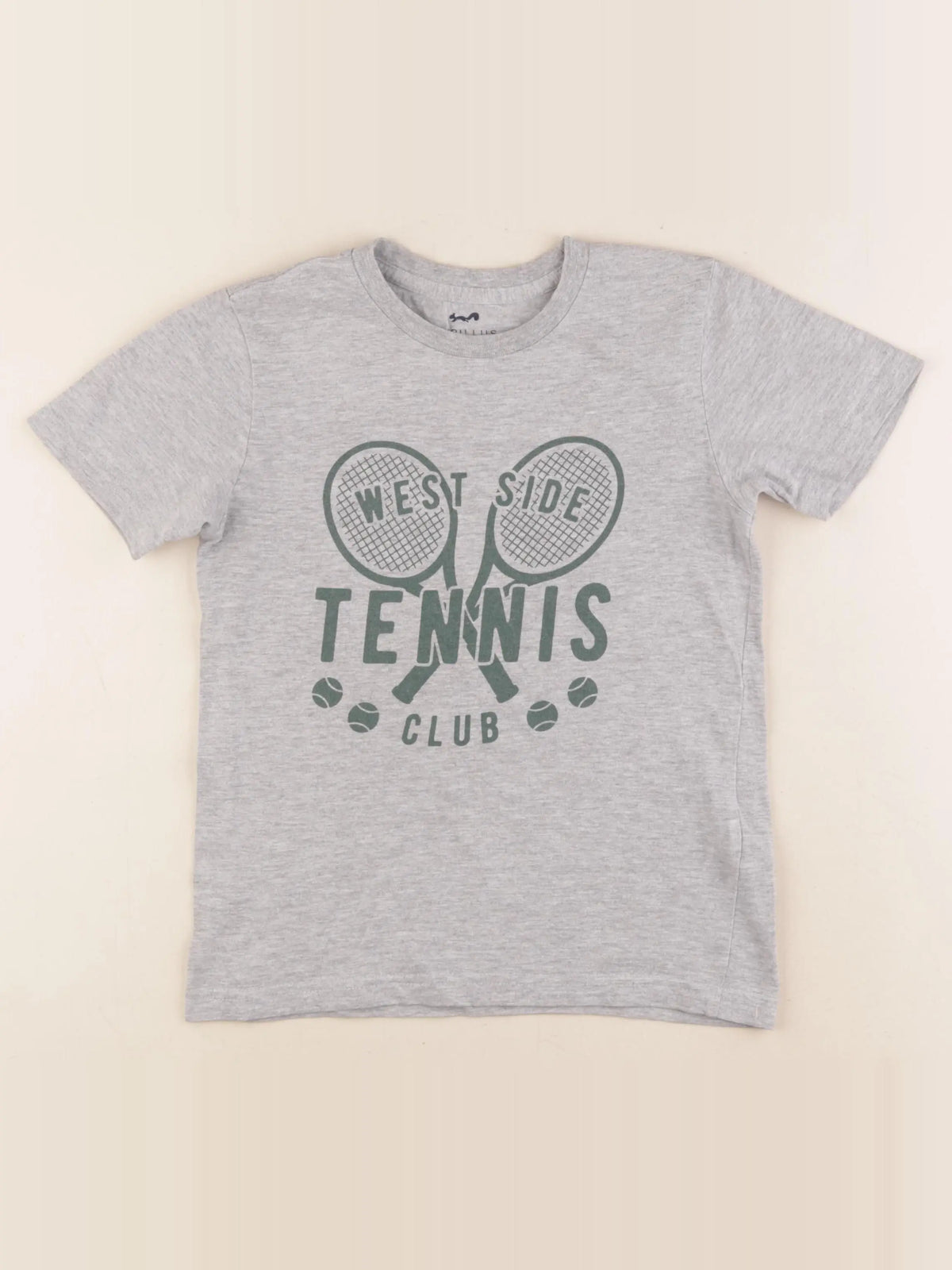 Cyrillus - tee-shirt gris - 8 ans