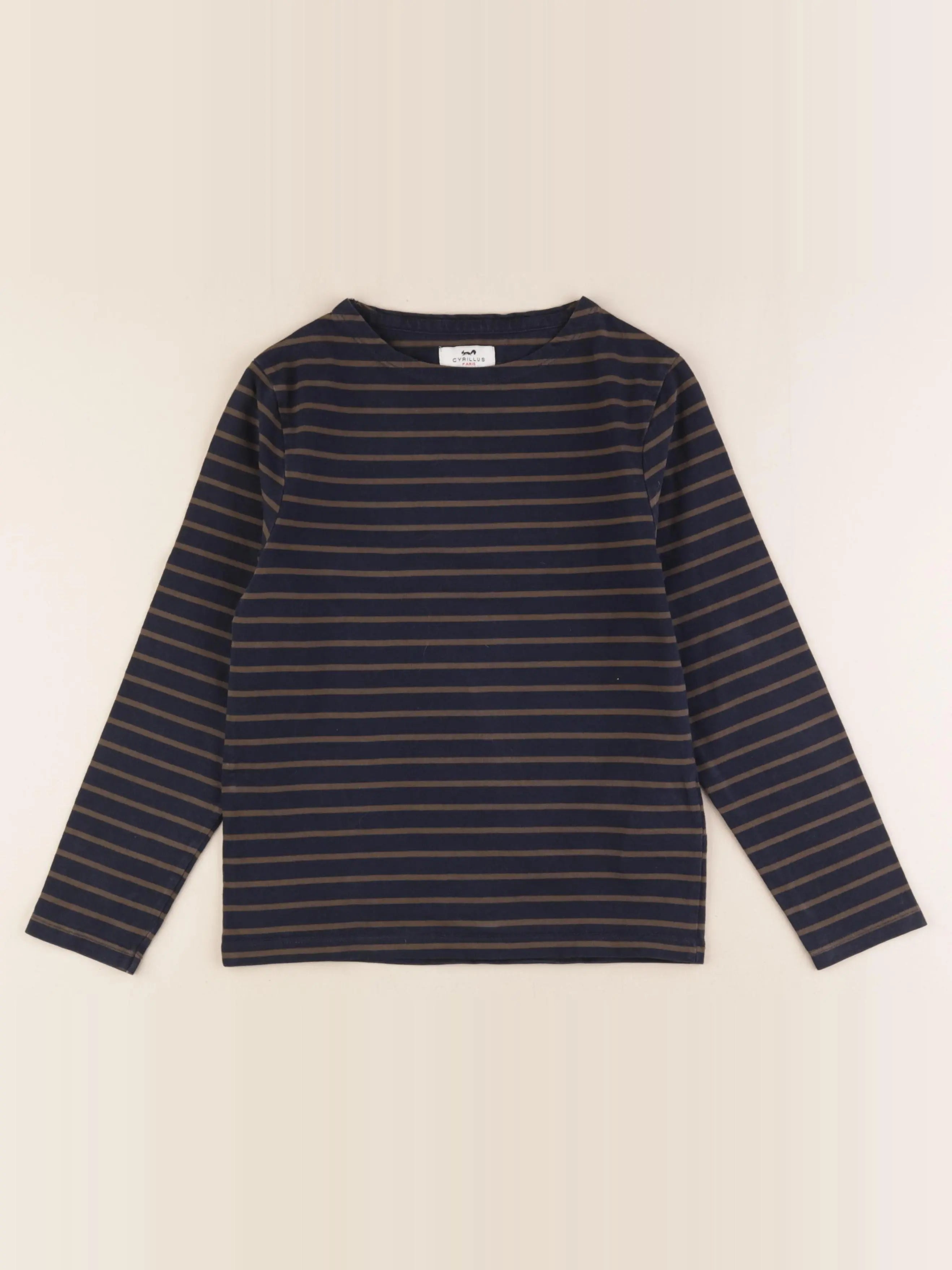 Cyrillus - tee-shirt bleu - 8 ans