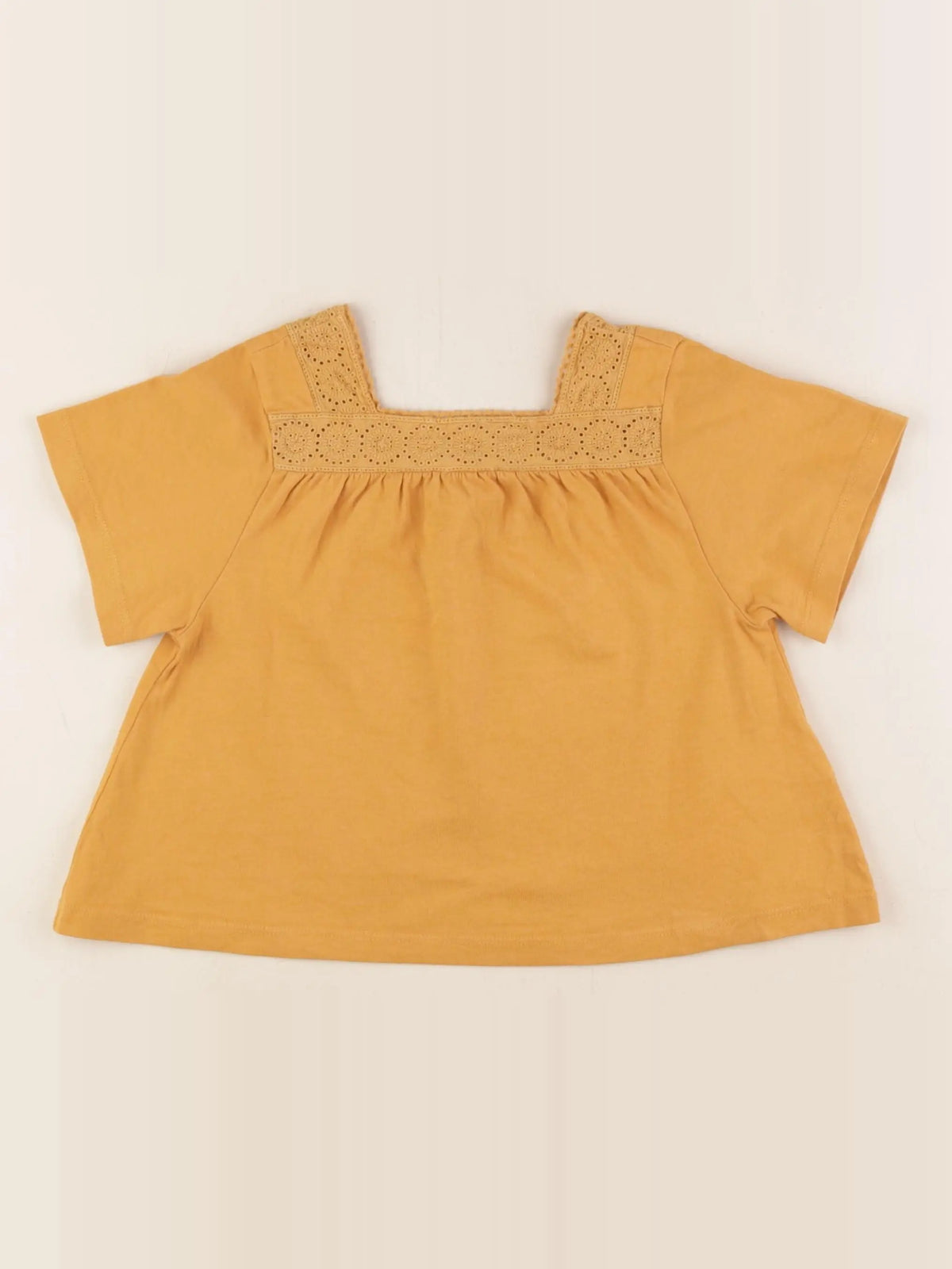 Cyrillus - tee-shirt jaune - 4 ans
