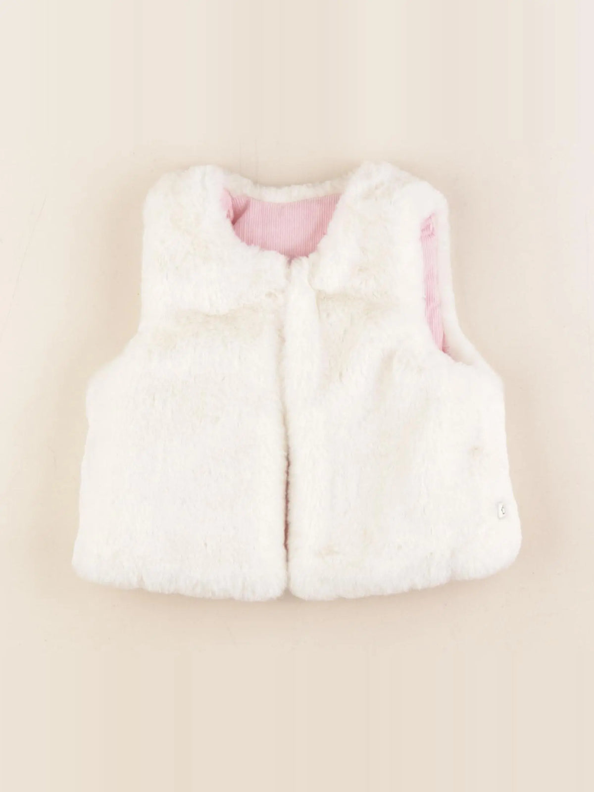 Cadet Rousselle - gilet blanc - 24 mois