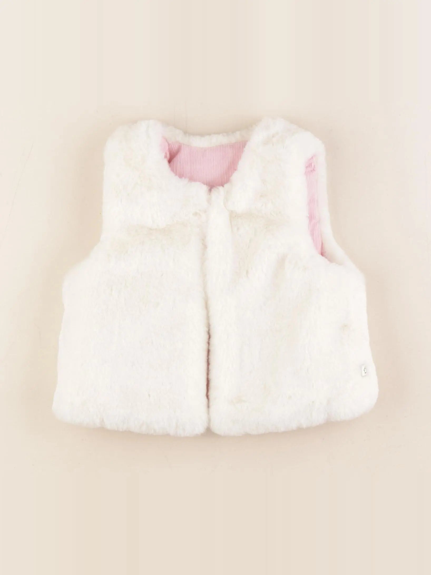 Cadet Rousselle - gilet blanc - 24 mois