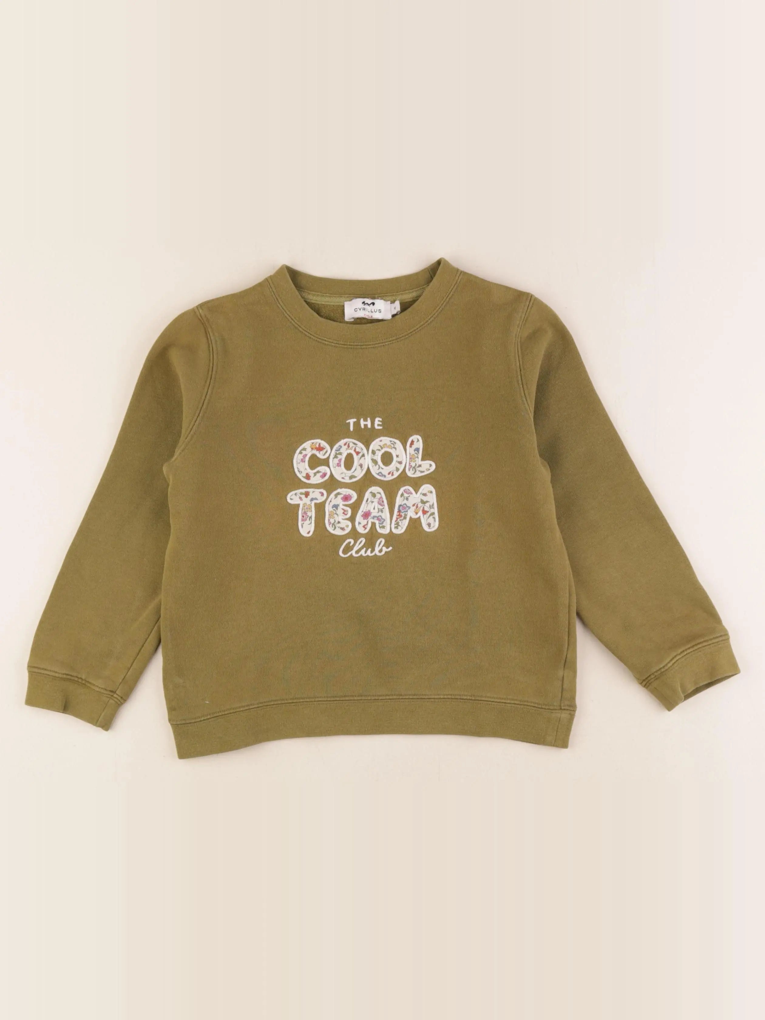 Cyrillus - sweat vert - 6 ans
