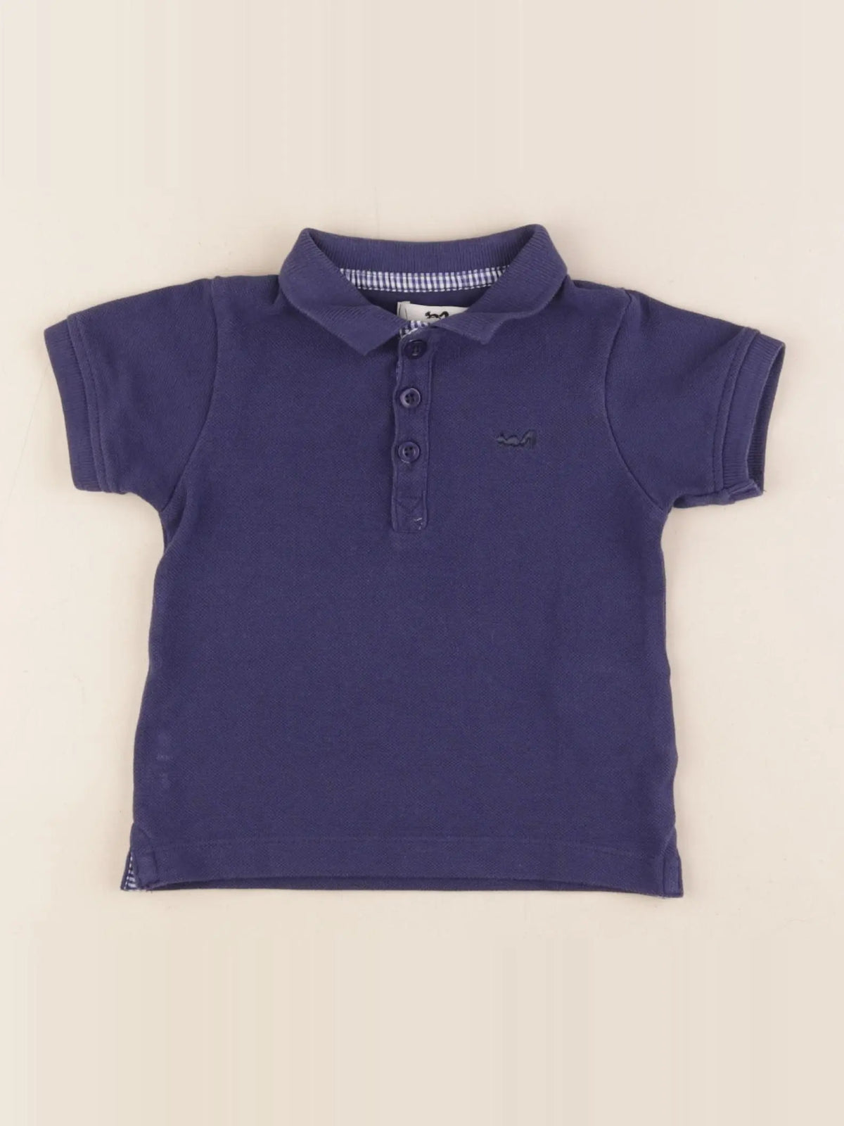 Cyrillus - polo bleu - 9 mois