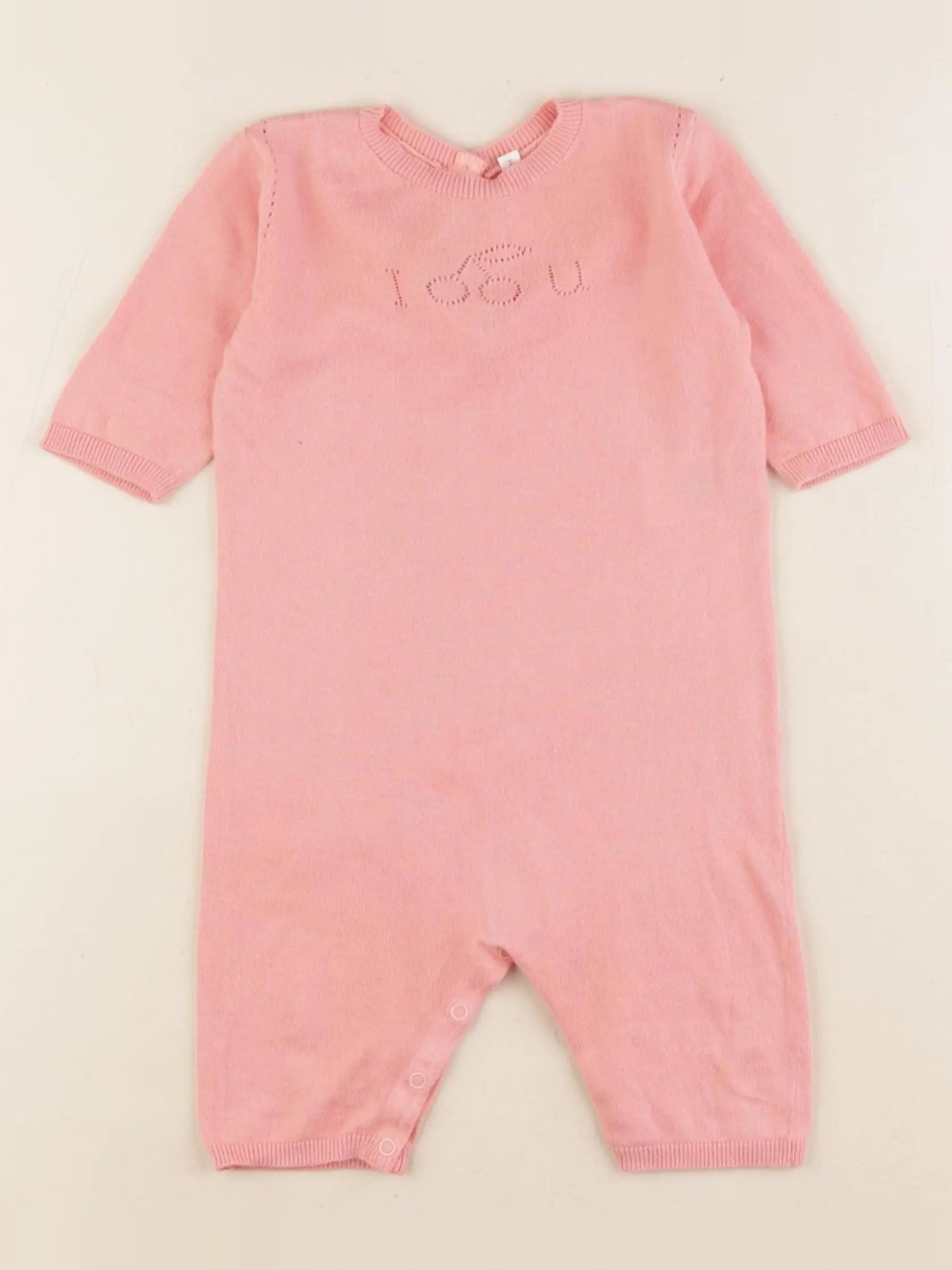 Bonpoint - combinaison rose - 3 mois