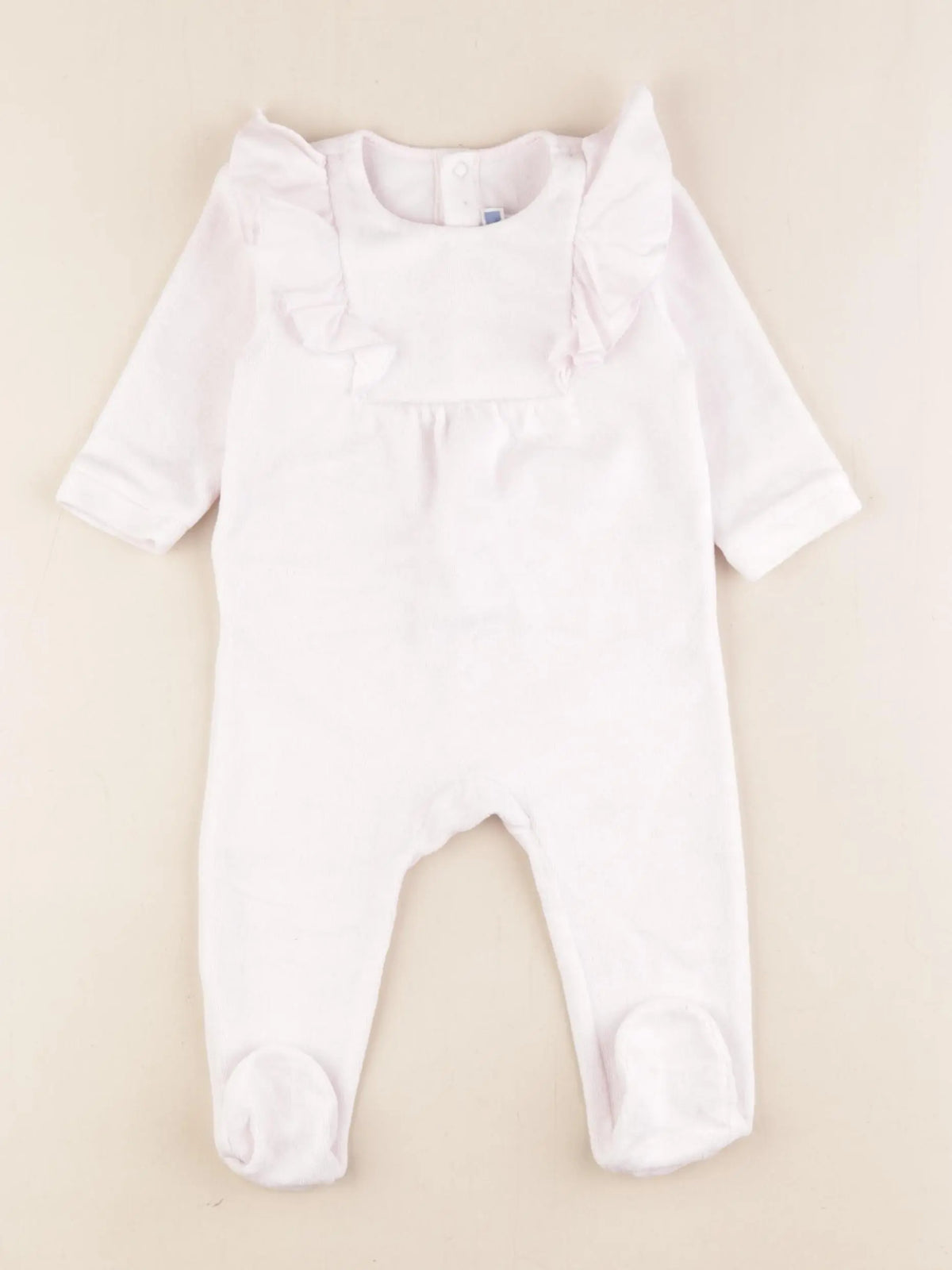 Jacadi - pyjama velours rose - 6 mois