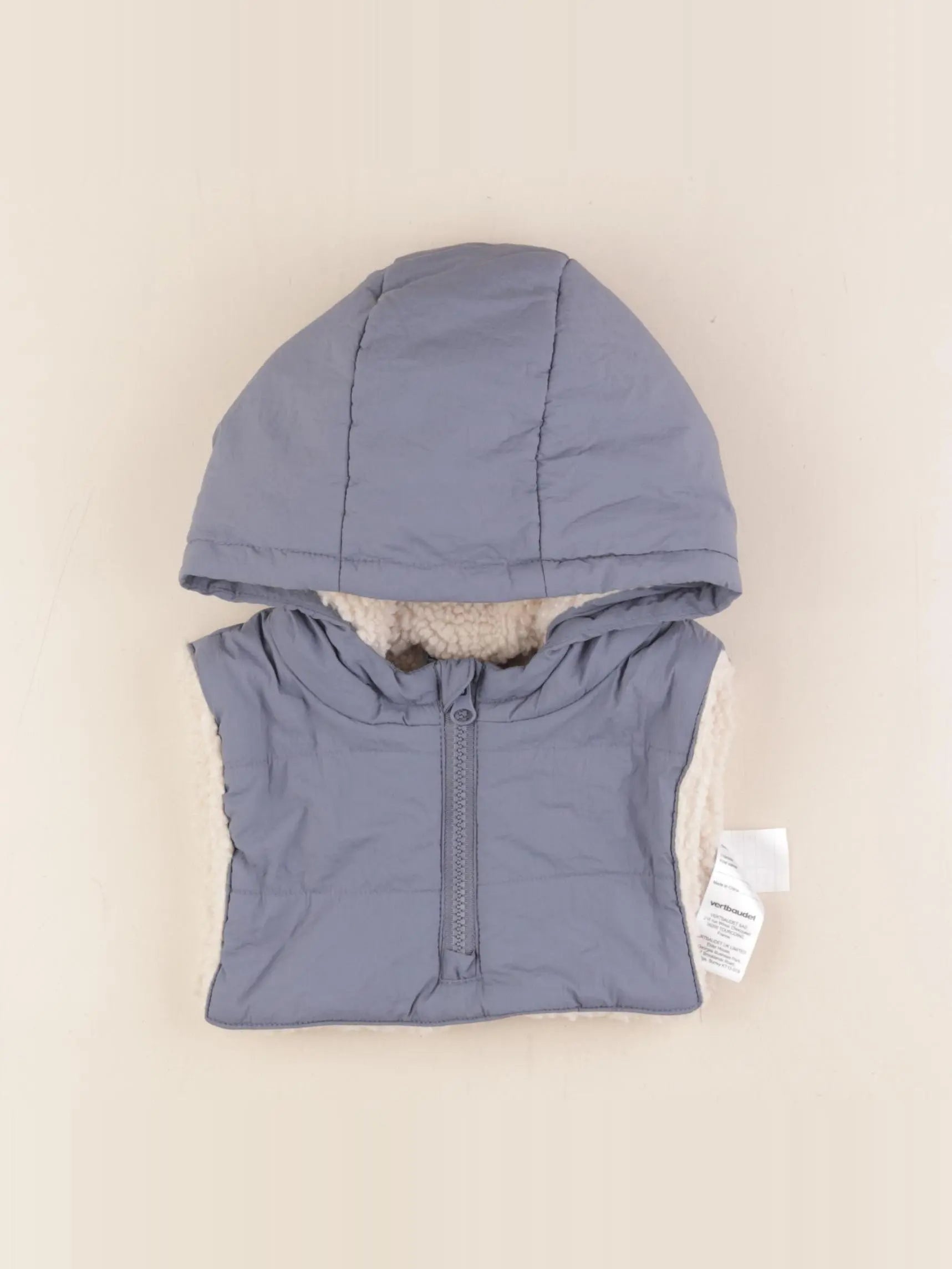 Vertbaudet - cagoule bleu - 36 mois