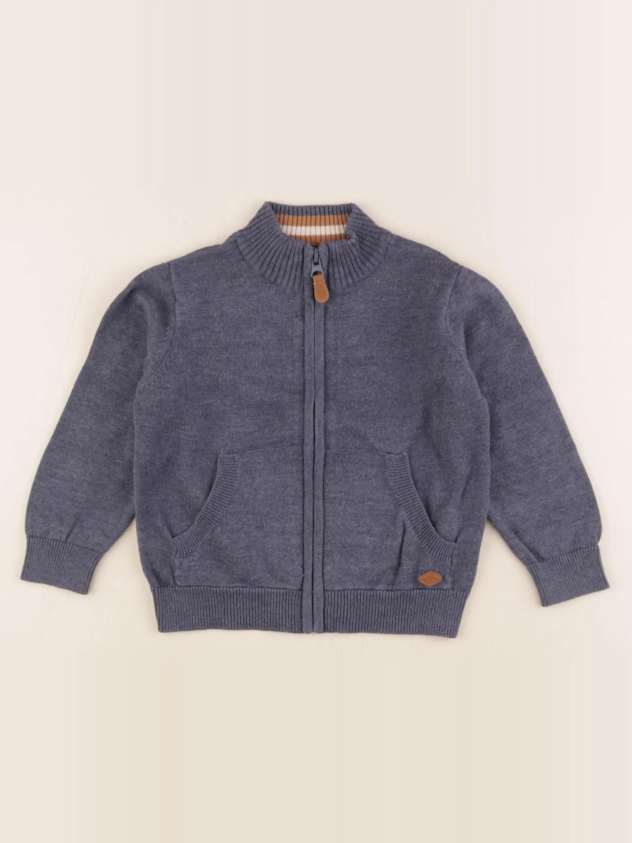 Vertbaudet - gilet bleu - 3 ans