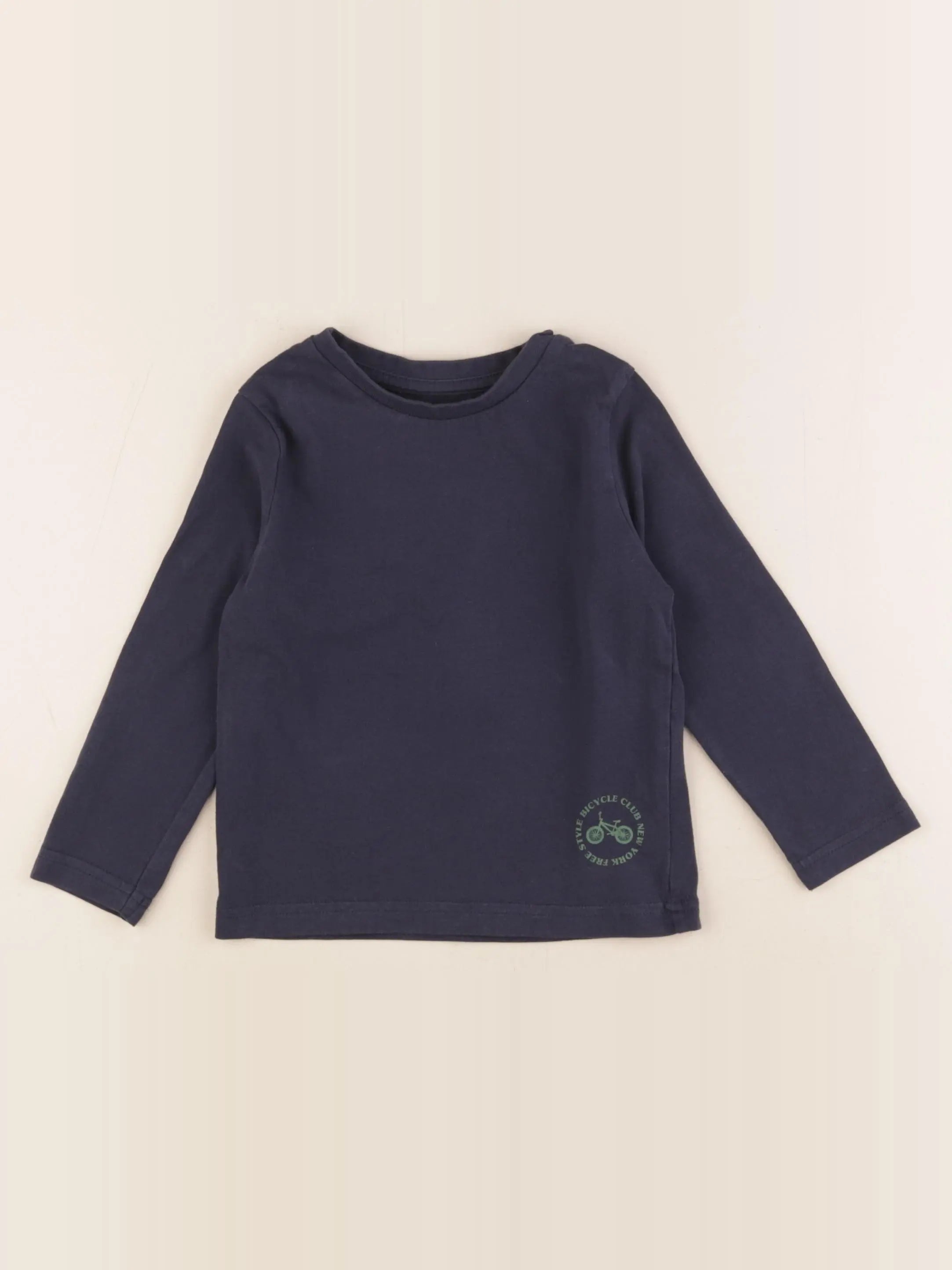 Vertbaudet - tee-shirt bleu - 3 ans