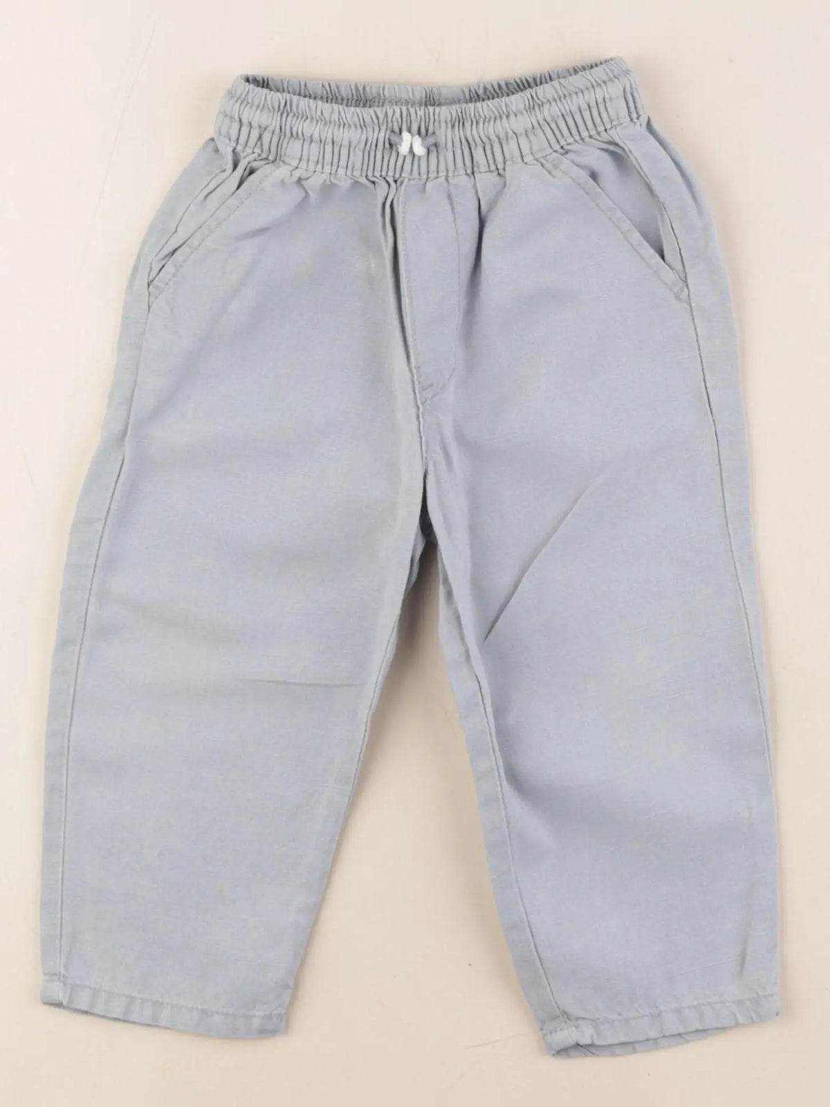 Zara - pantalon bleu - 12/18 mois