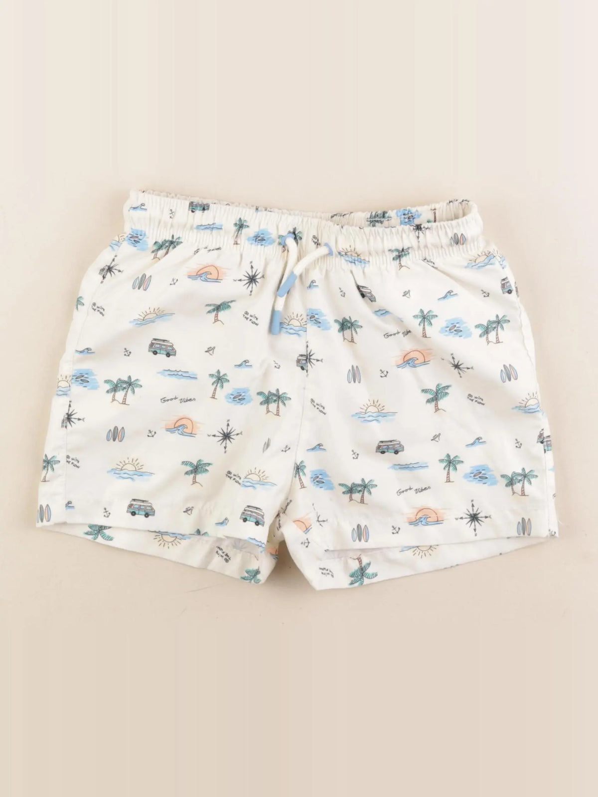 Zara - maillot de bain bleu - 6/7 ans