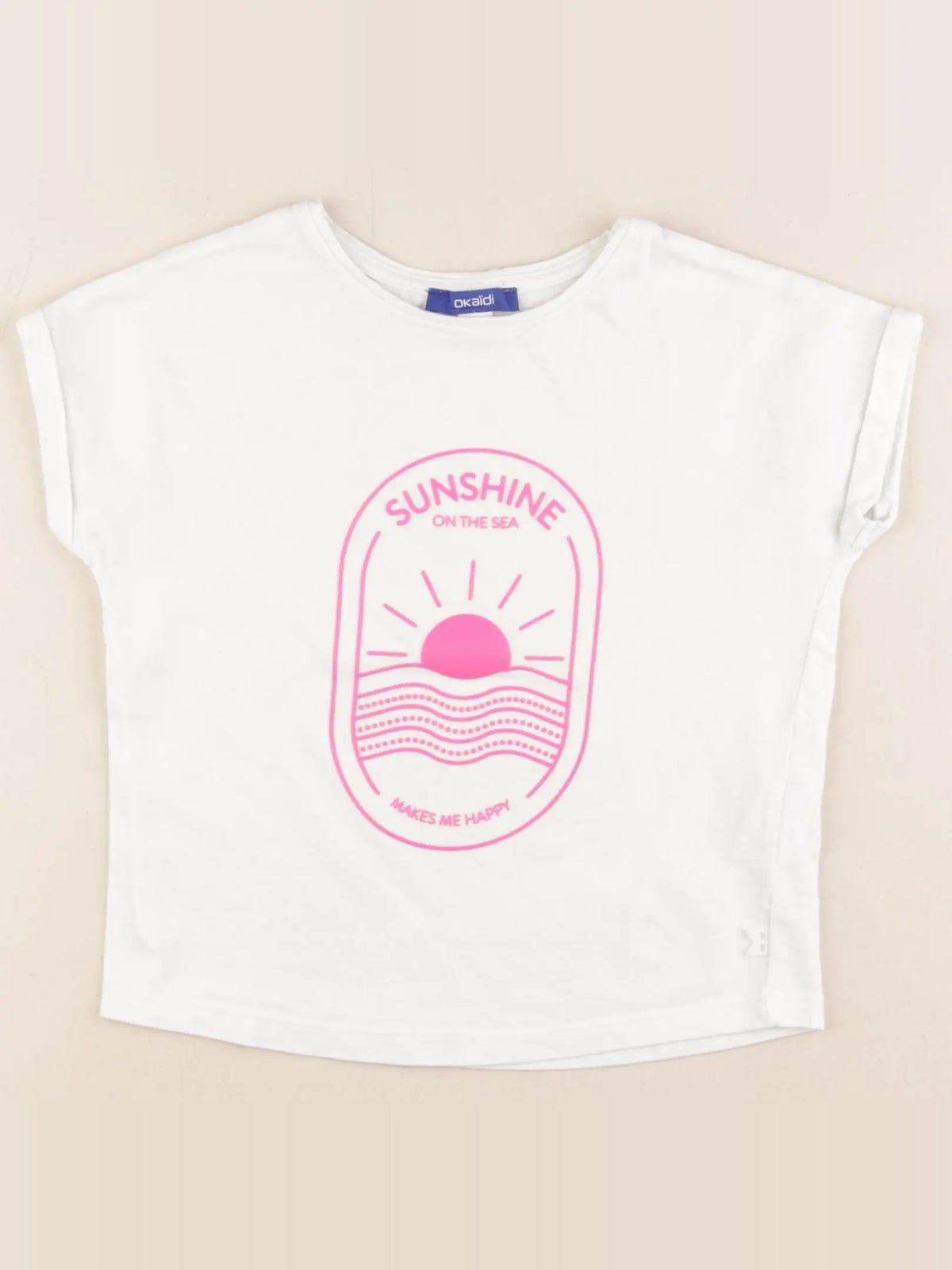 Okaidi - tee-shirt blanc - 4 ans
