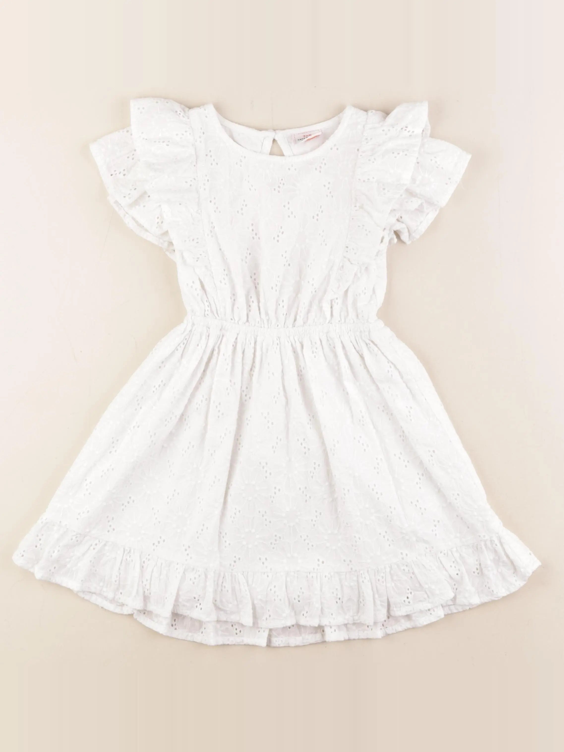 Tape à l'oeil - robe blanc - 4 ans