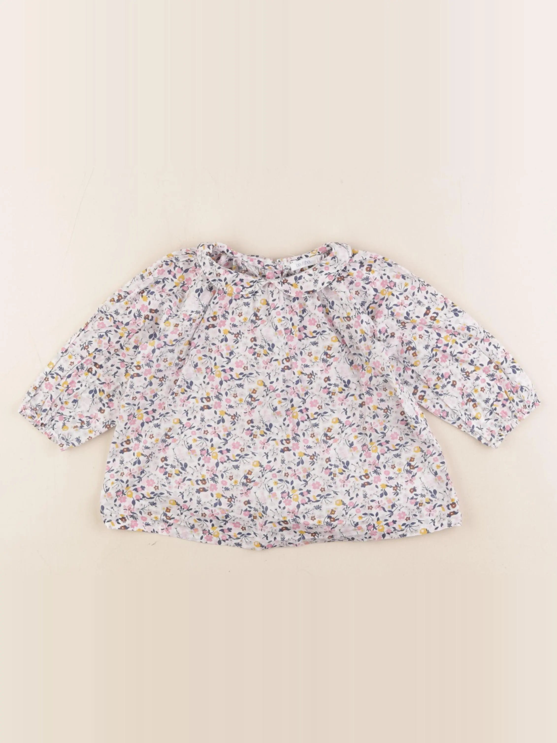 Boutchou - blouse multicolore - 12 mois