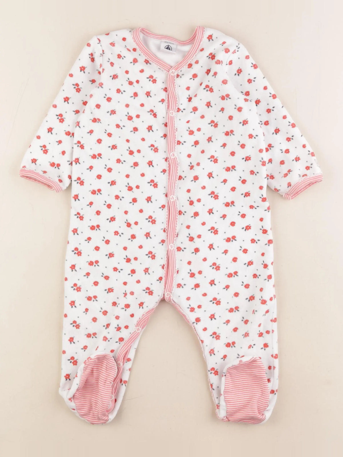Petit Bateau - pyjama multicolore - 12 mois