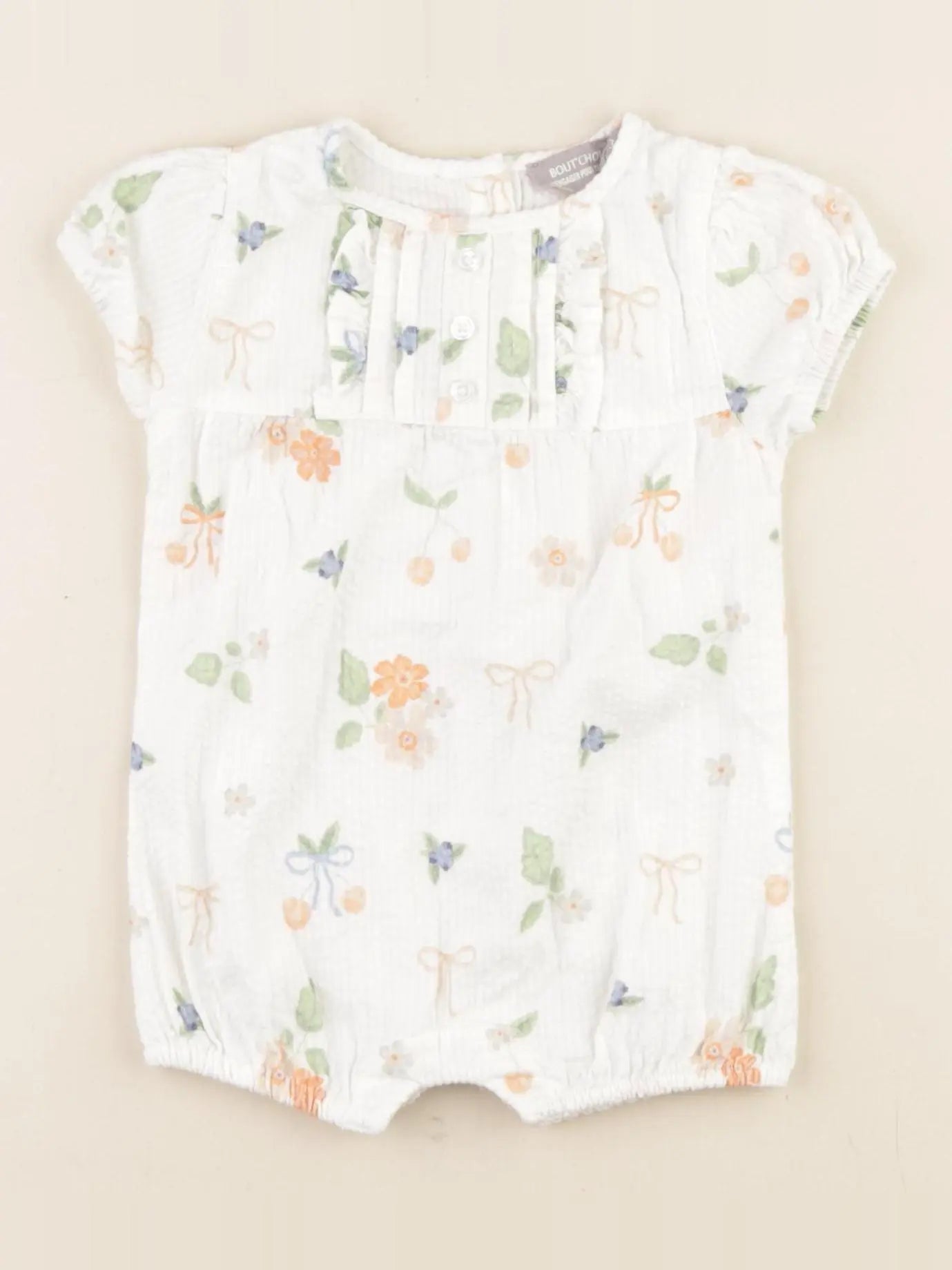Boutchou - combinaison multicolore - 3 mois