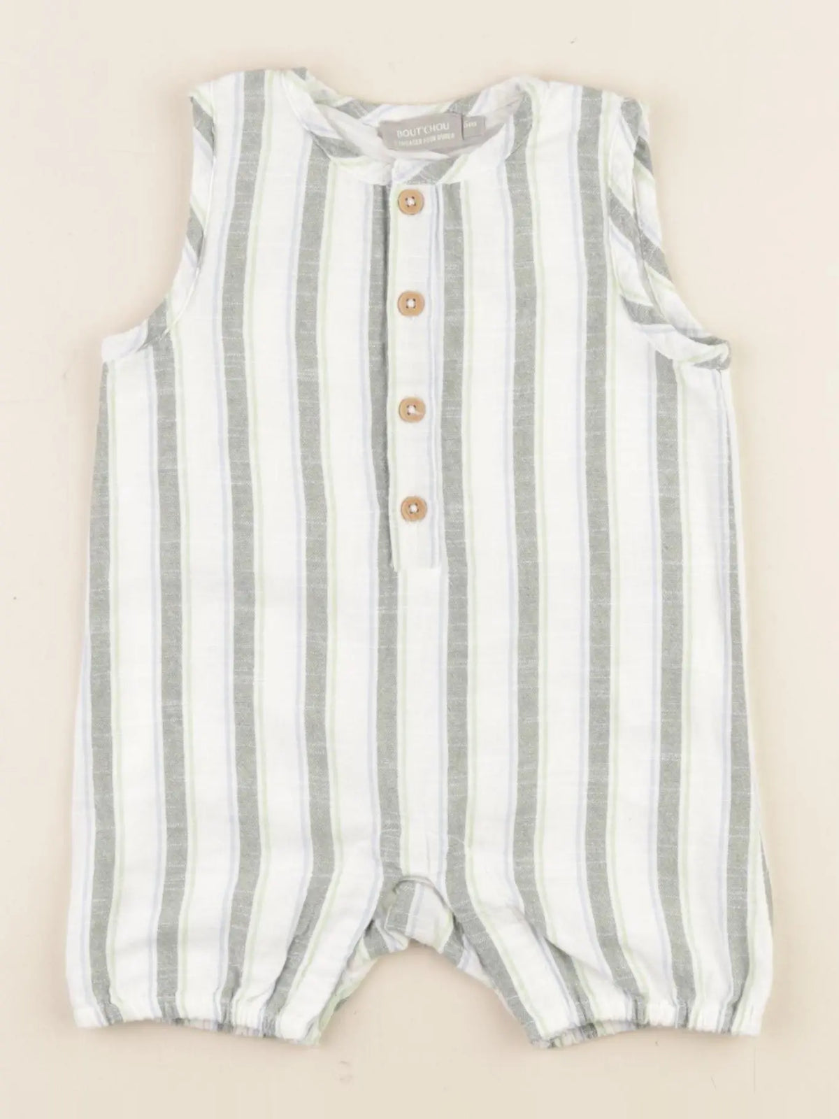 Boutchou - combinaison multicolore - 6 mois