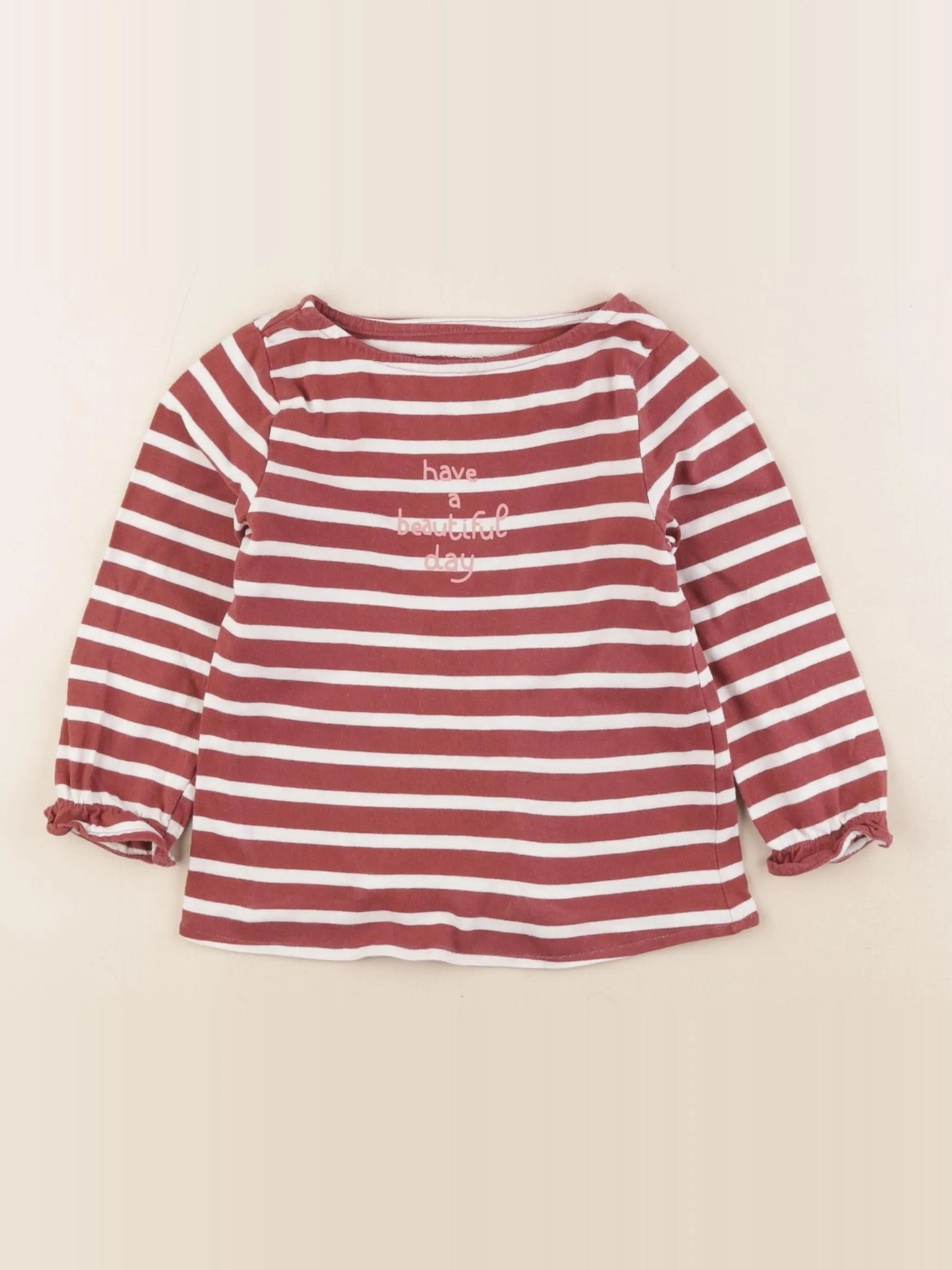 Cadet Rousselle - tee-shirt marron - 4 ans